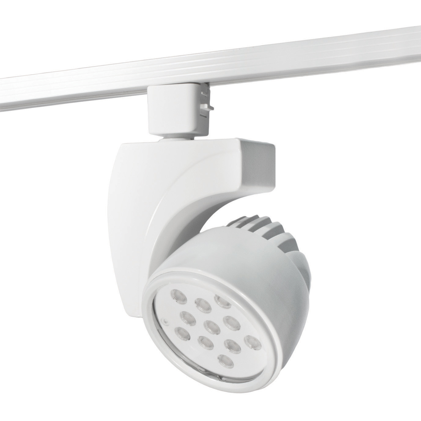 Reflex 1 Light 120 White Track Head Ceiling Light in 3000K