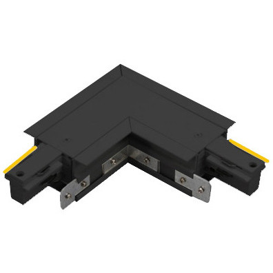 Recessed L Connecter 277 Black Track Accessory Ceiling Light