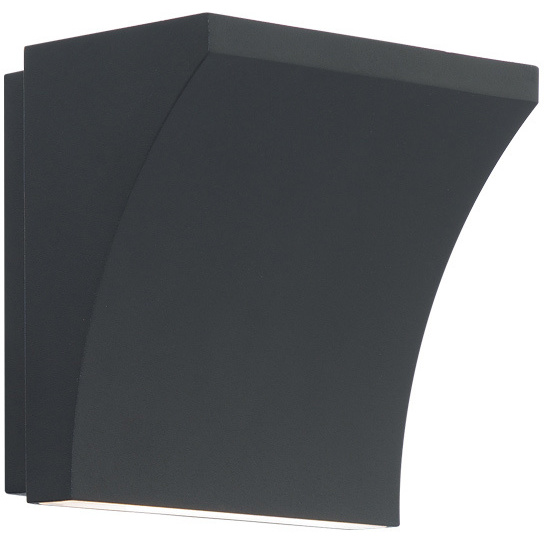 Cornice Wall Sconce Wall Light in 2700K, Black, dweLED