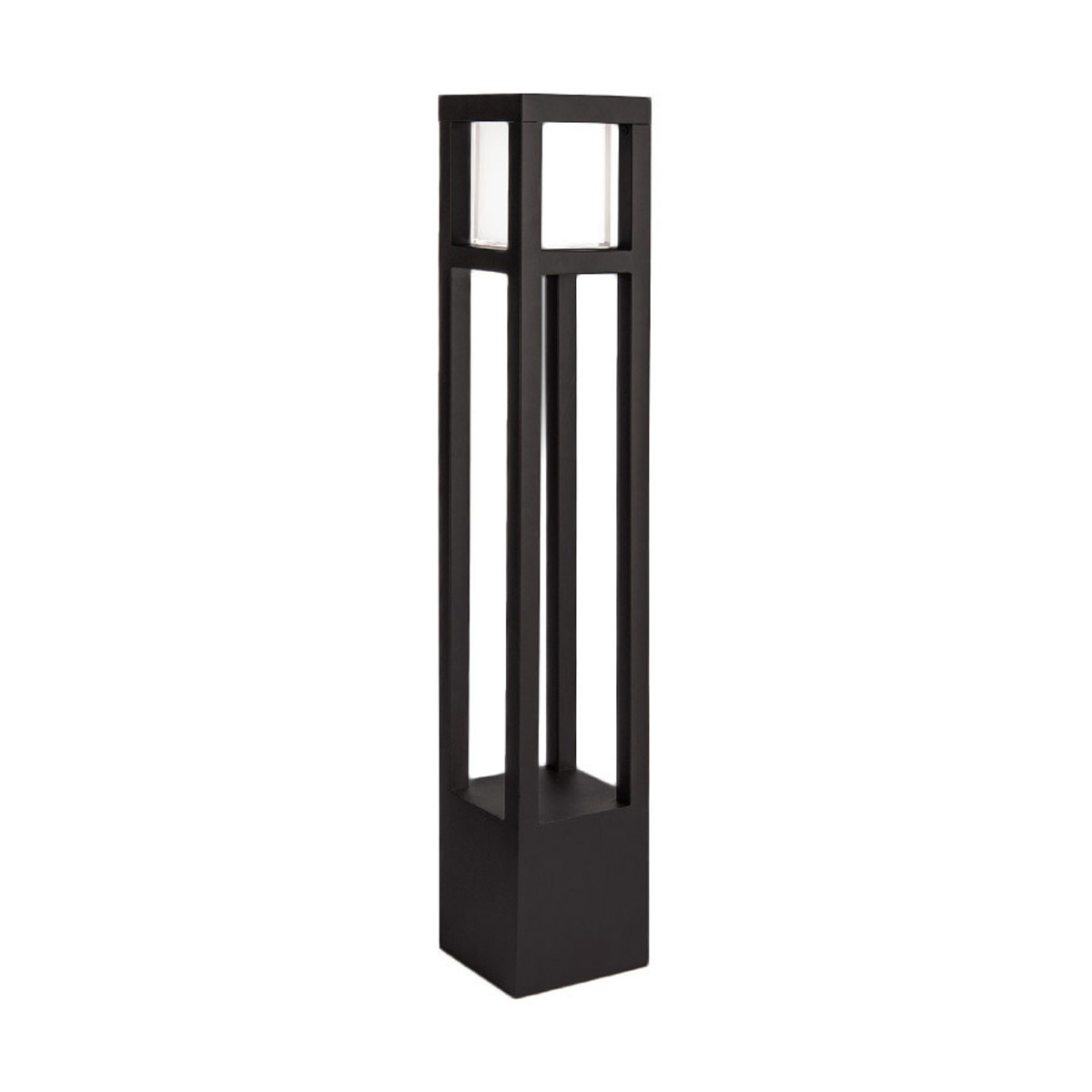 WAC Lighting Black Tower 120V LED Bollard 2700K 6622 27BK