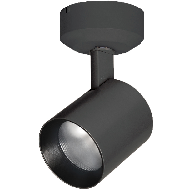 Lucio LED 4.5 inch Black Flush Mount Ceiling Light in 85, 2700K