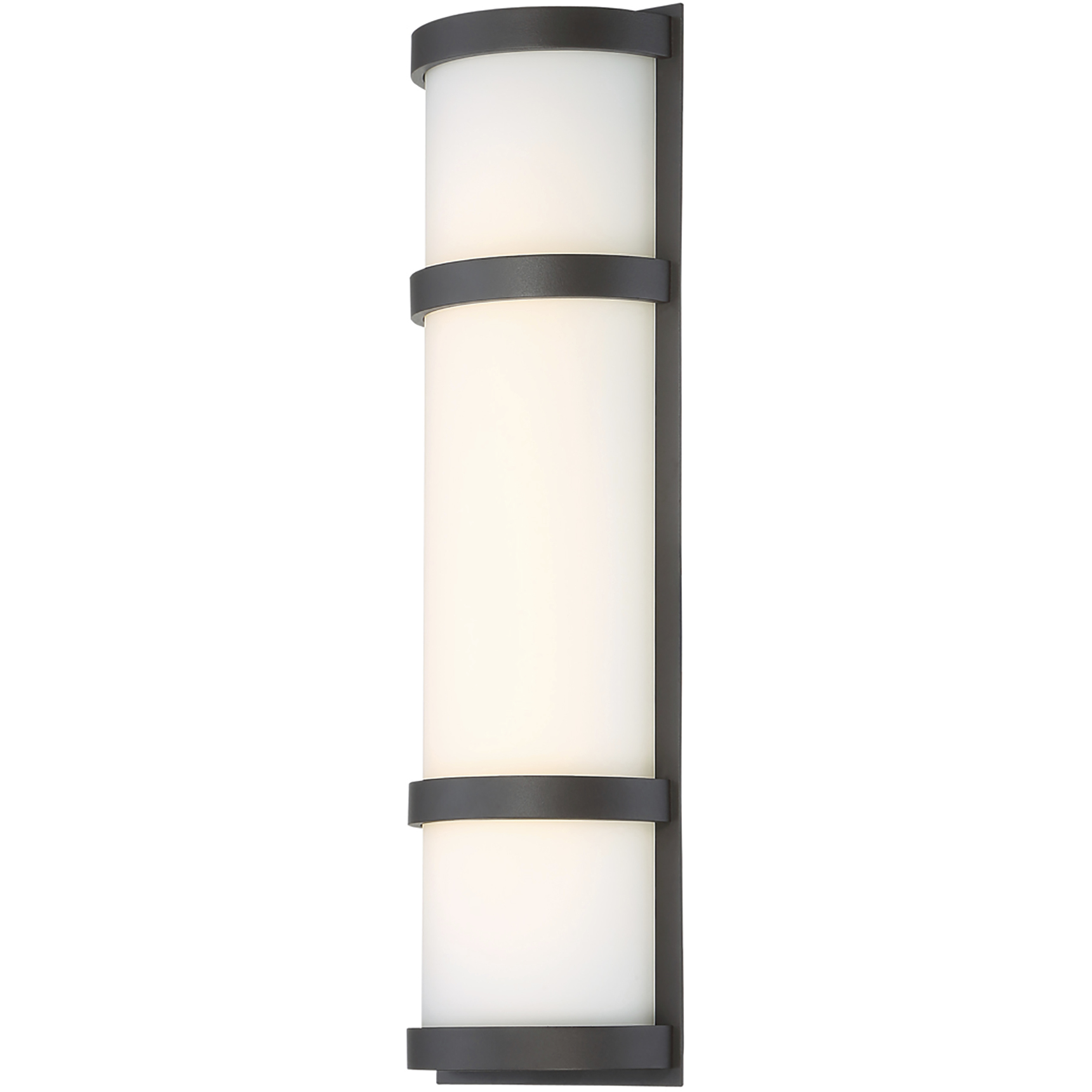 Latitude LED 20 inch Bronze Outdoor Wall Light, dweLED