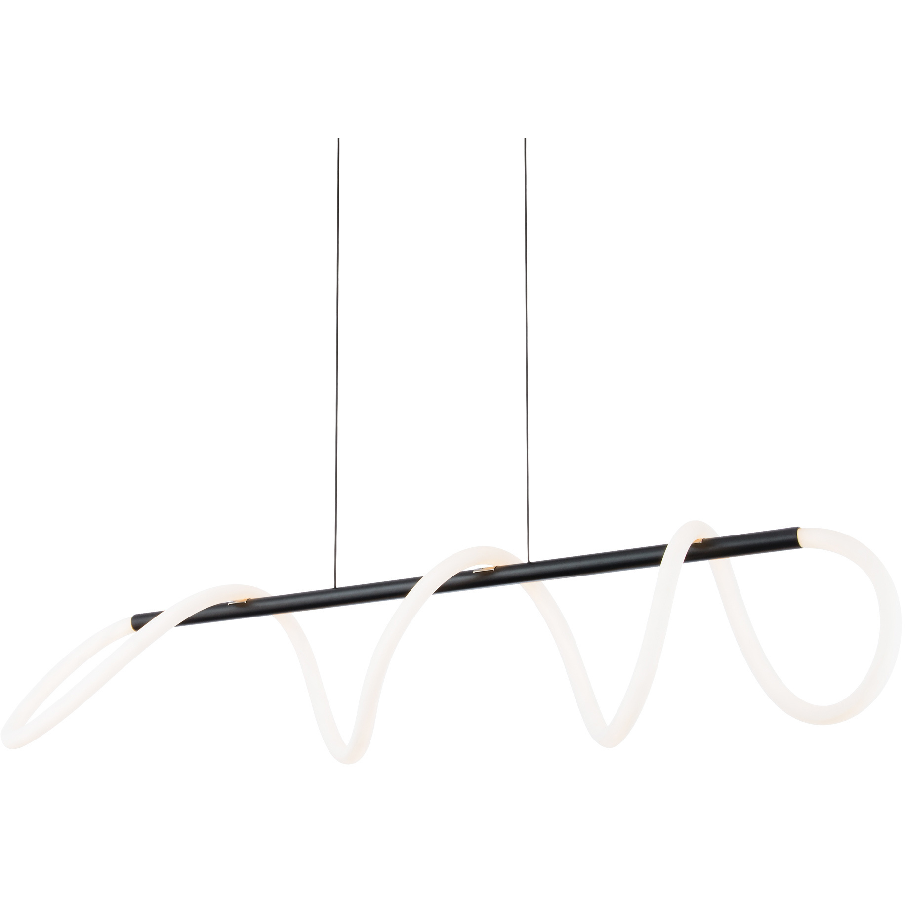 WAC Lighting PD-35246-BK Tightrope Linear Pendant Ceiling Light