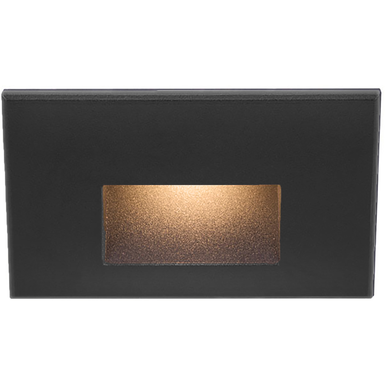 WAC 120V Step Light LED 1.5 inch Black ADA Step and Wall Light in 2700K Warm LED, WAC Lighting