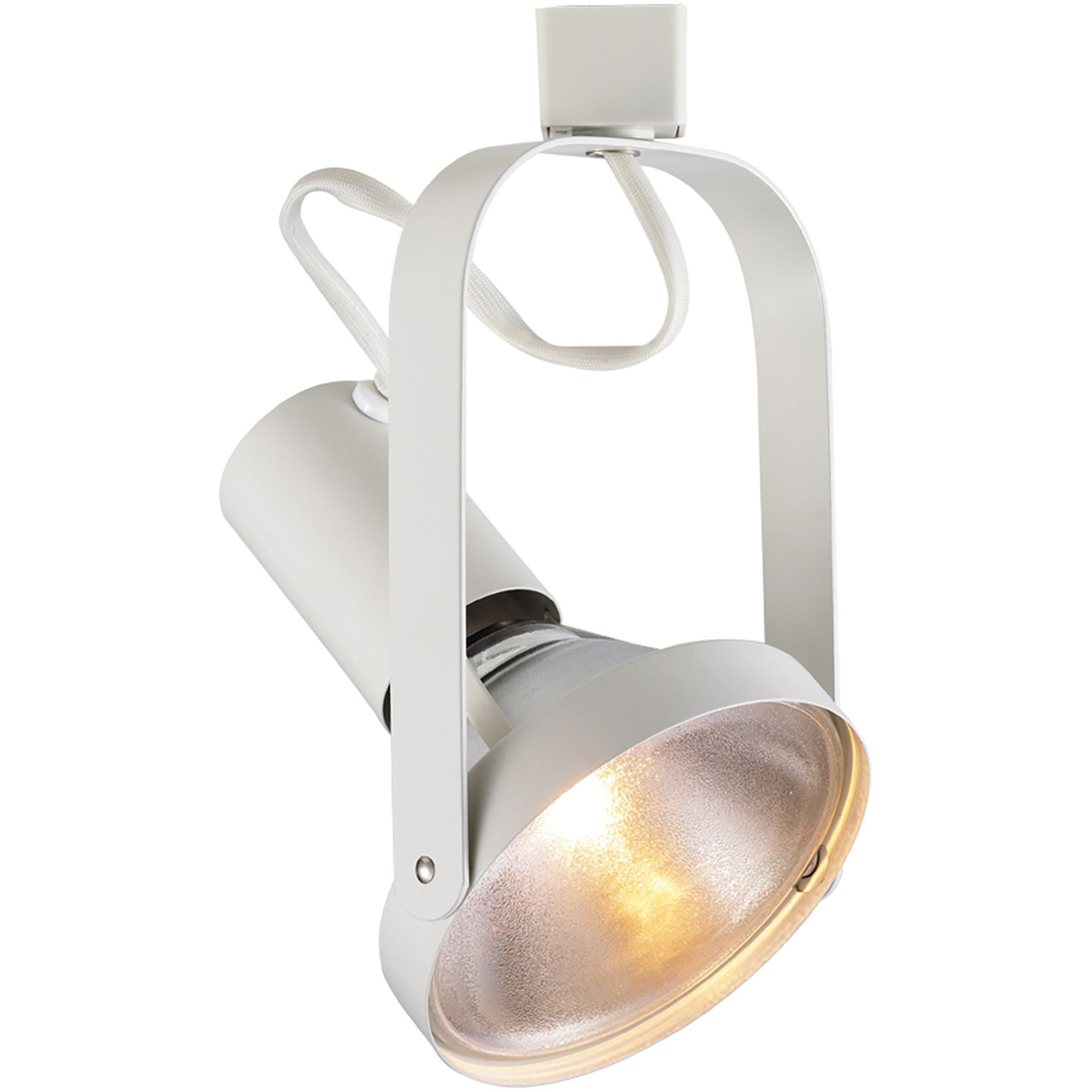 L Series 1 Light 120 White Track Head Ceiling Light in L Track