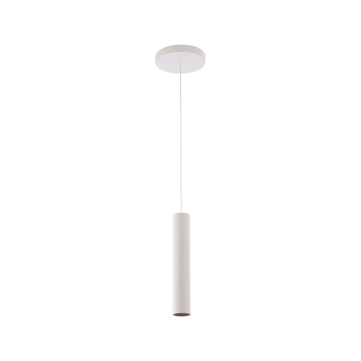 Silo Pendants LED 6.25 inch White/White Mini Pendant Ceiling Light in 3000K