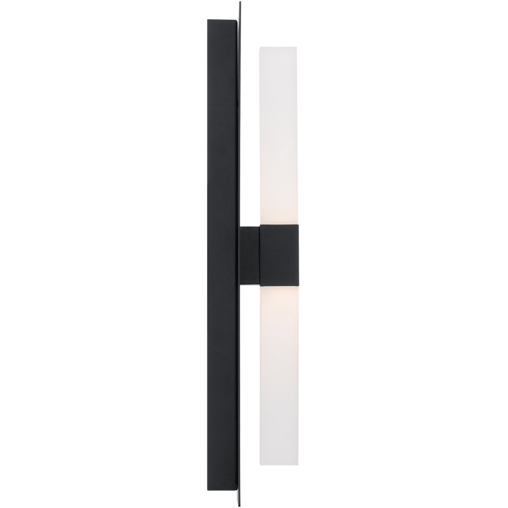 WAC Lighting WS-61216-BK Camelot Wall Sconce Wall Light in Black