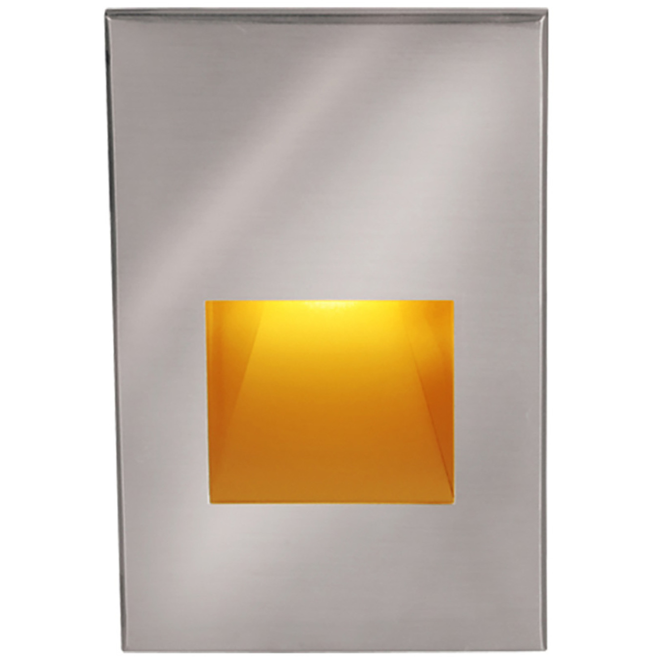 WAC Lighting Tyler 120 3.80 watt Stainless Steel Step and Wall Light in Amber, WAC Lighting WL-LED200-AM-SS - Open Box