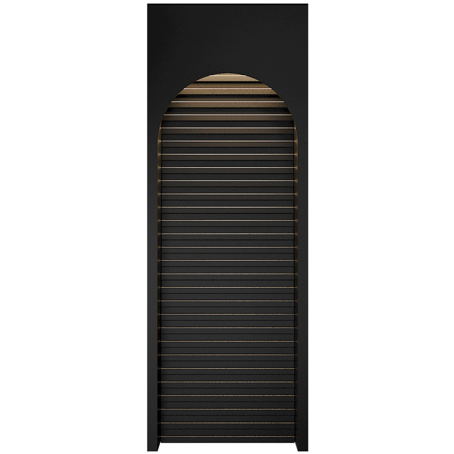 Orlene LED 16 inch Black Outdoor Wall Light, dweLED