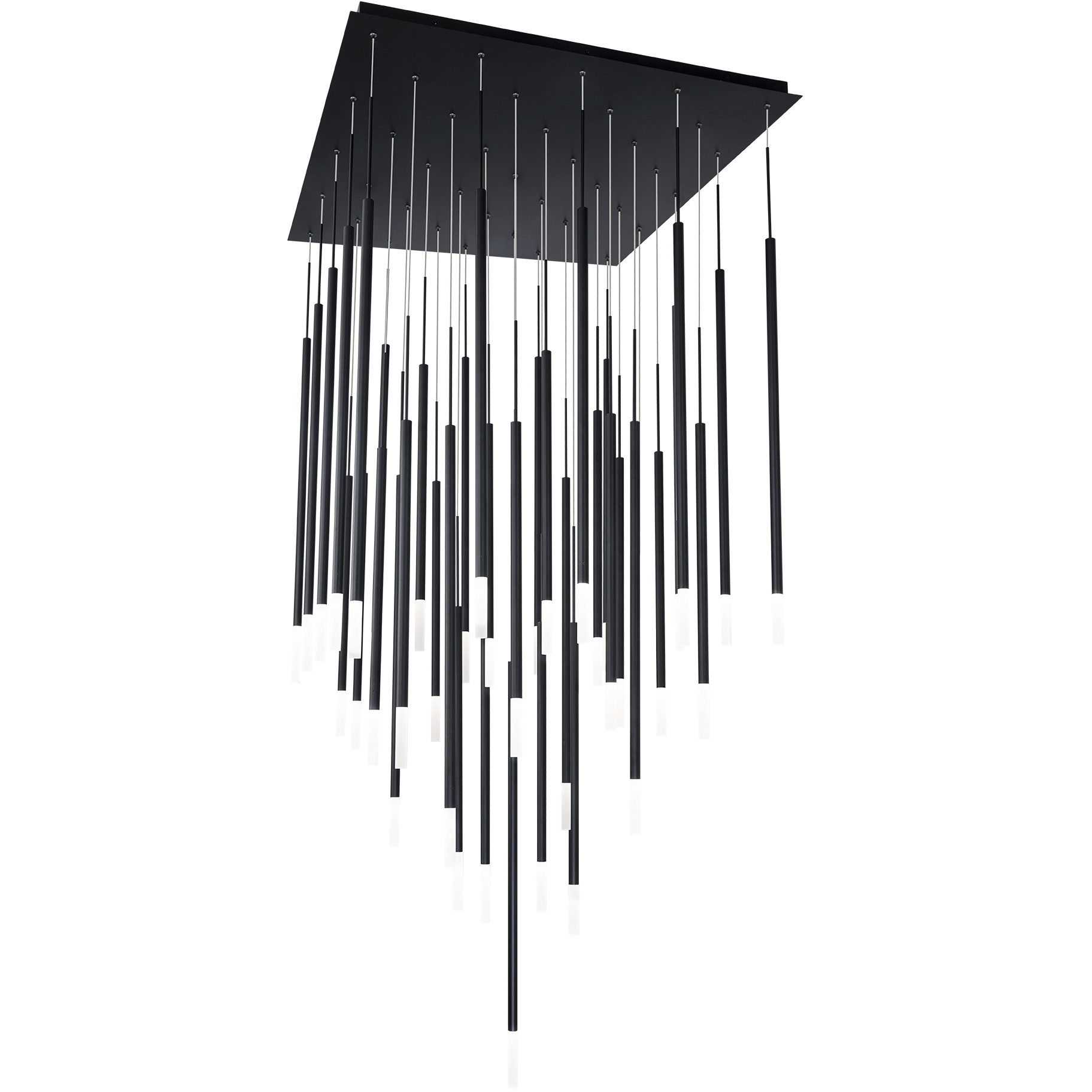 Viggo LED 26 inch Black Multi-Light Pendant Ceiling Light, dweLED