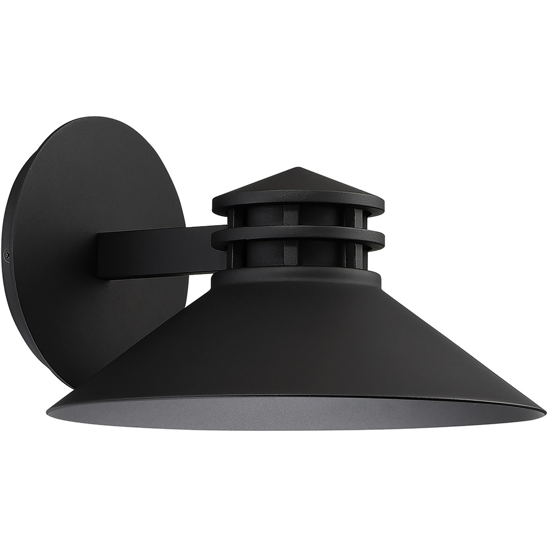 WAC Lighting WS-W15710-BK Sodor LED 6.88 inch Black Outdoor Wall