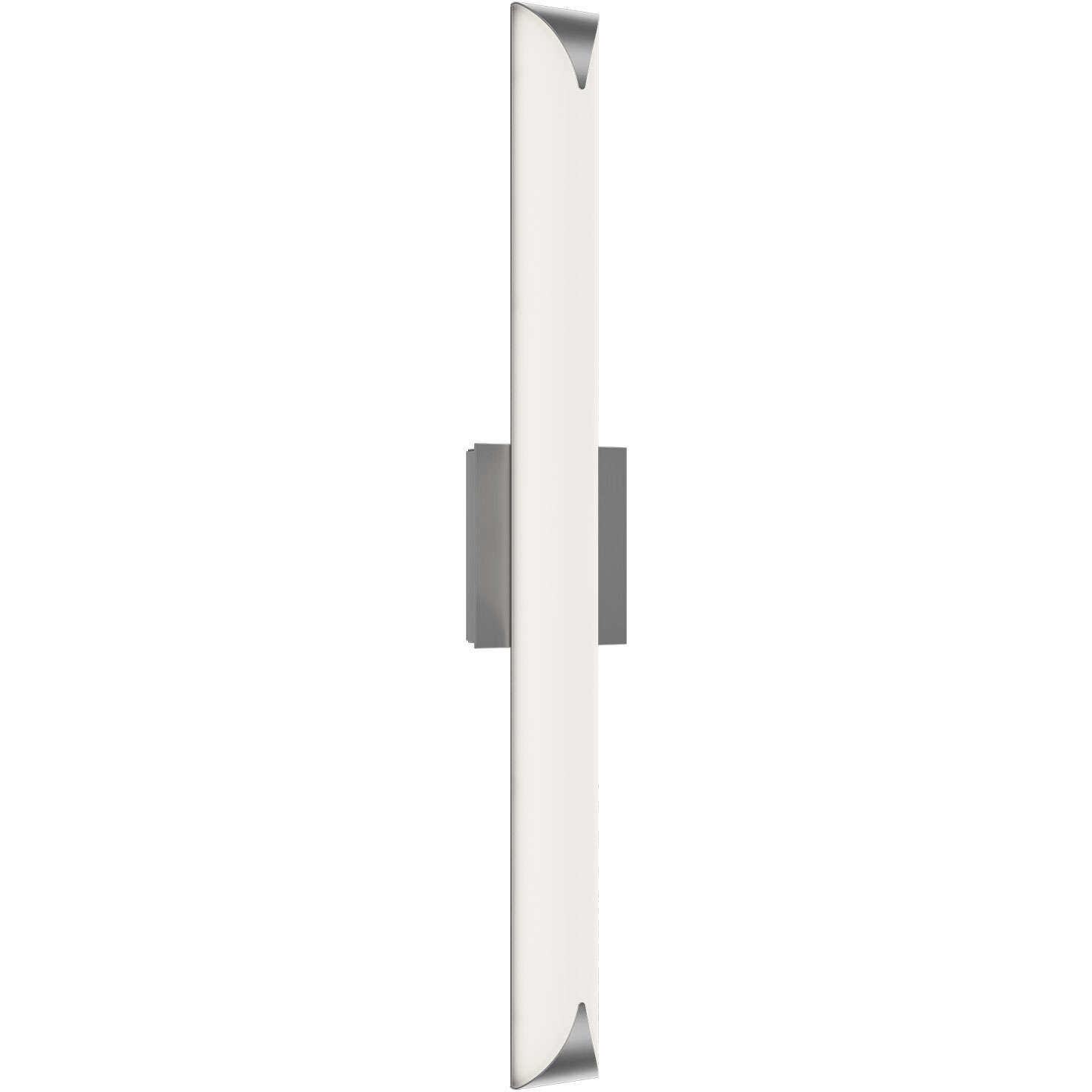 Straitaway LED 32 inch Brushed Nickel Bath Vanity & Wall Light in 4000K, dweLED