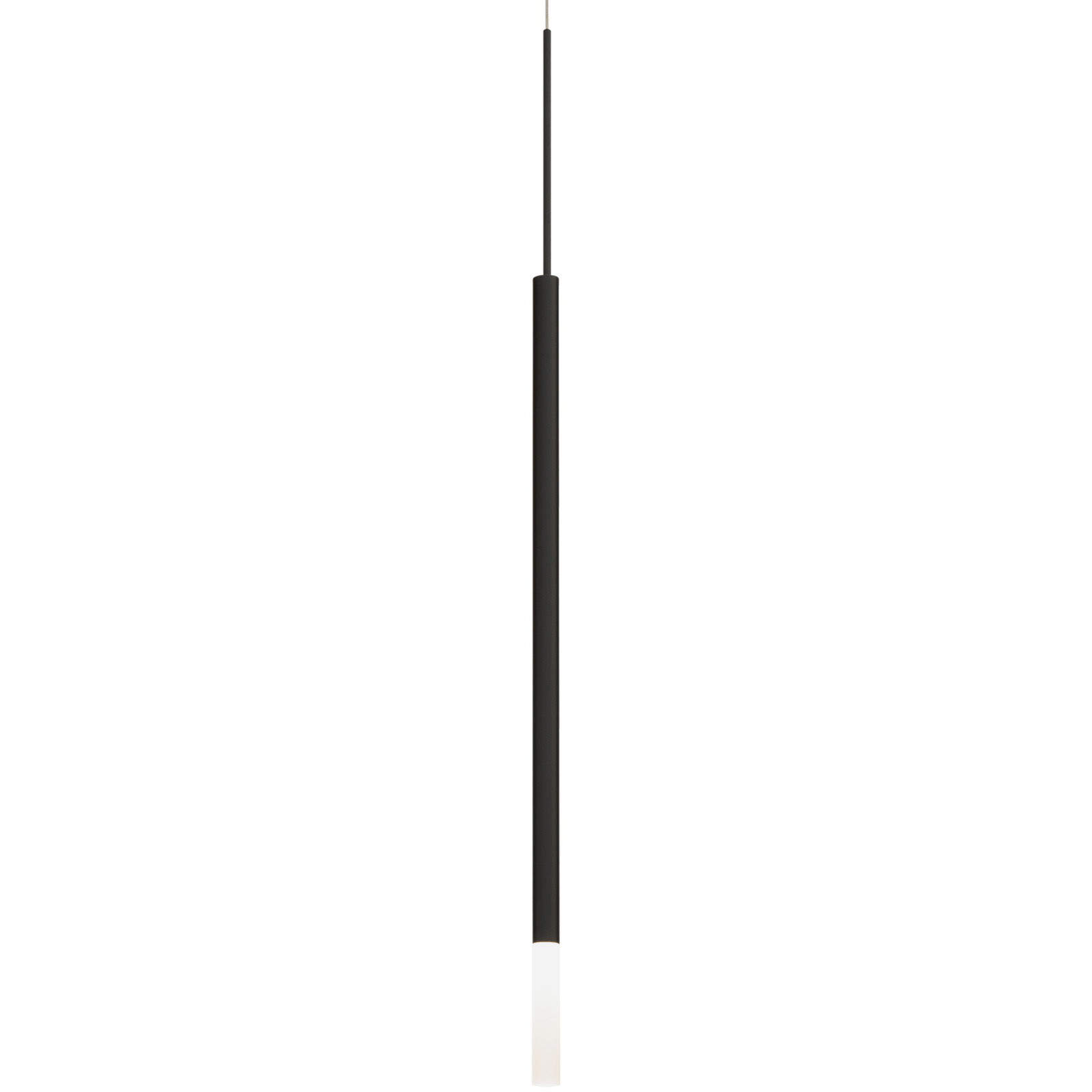 Viggo LED 0.75 inch Black Pendant Ceiling Light in 2700K, dweLED
