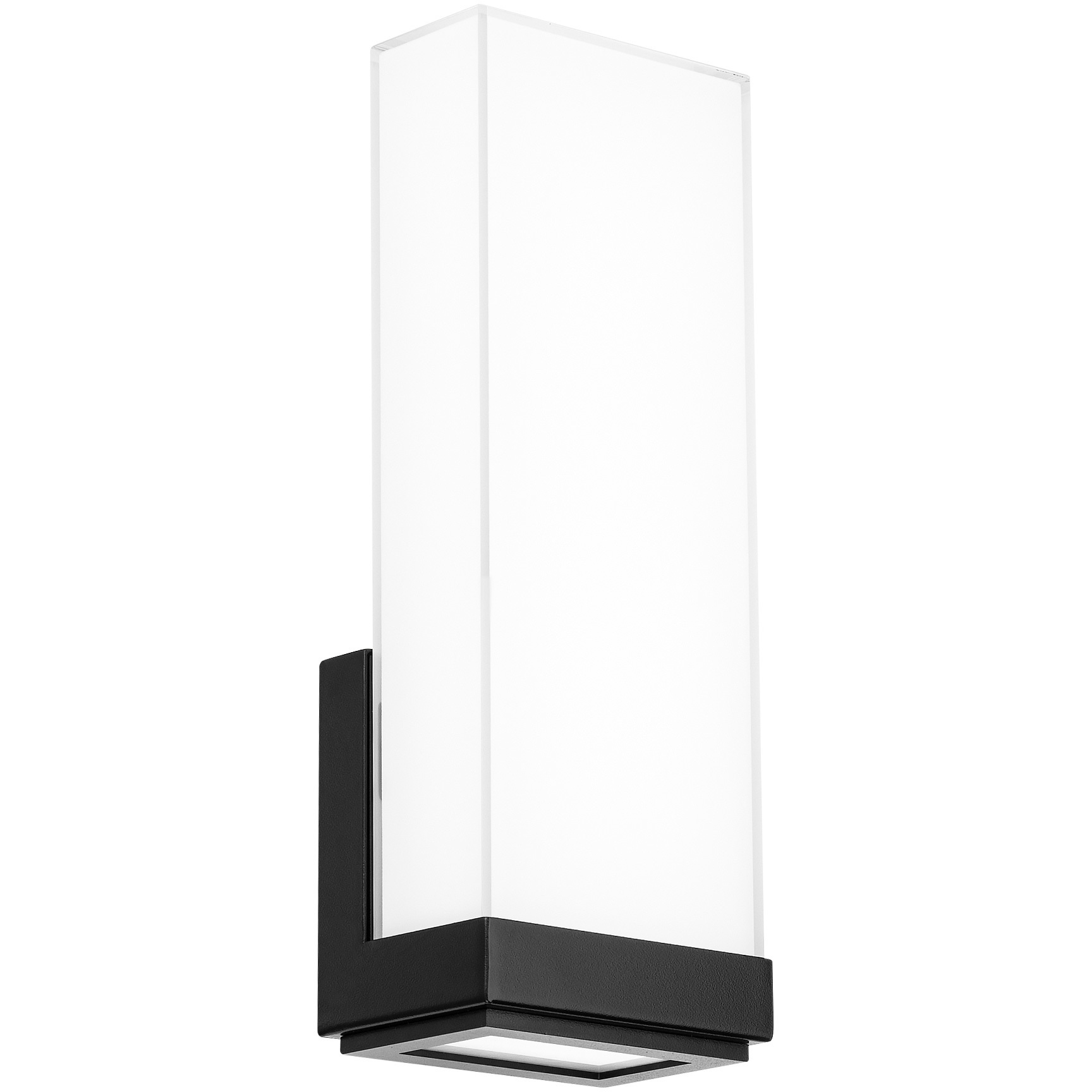 Coltrane Wall Sconce Wall Light in 3000K, Black, dweLED