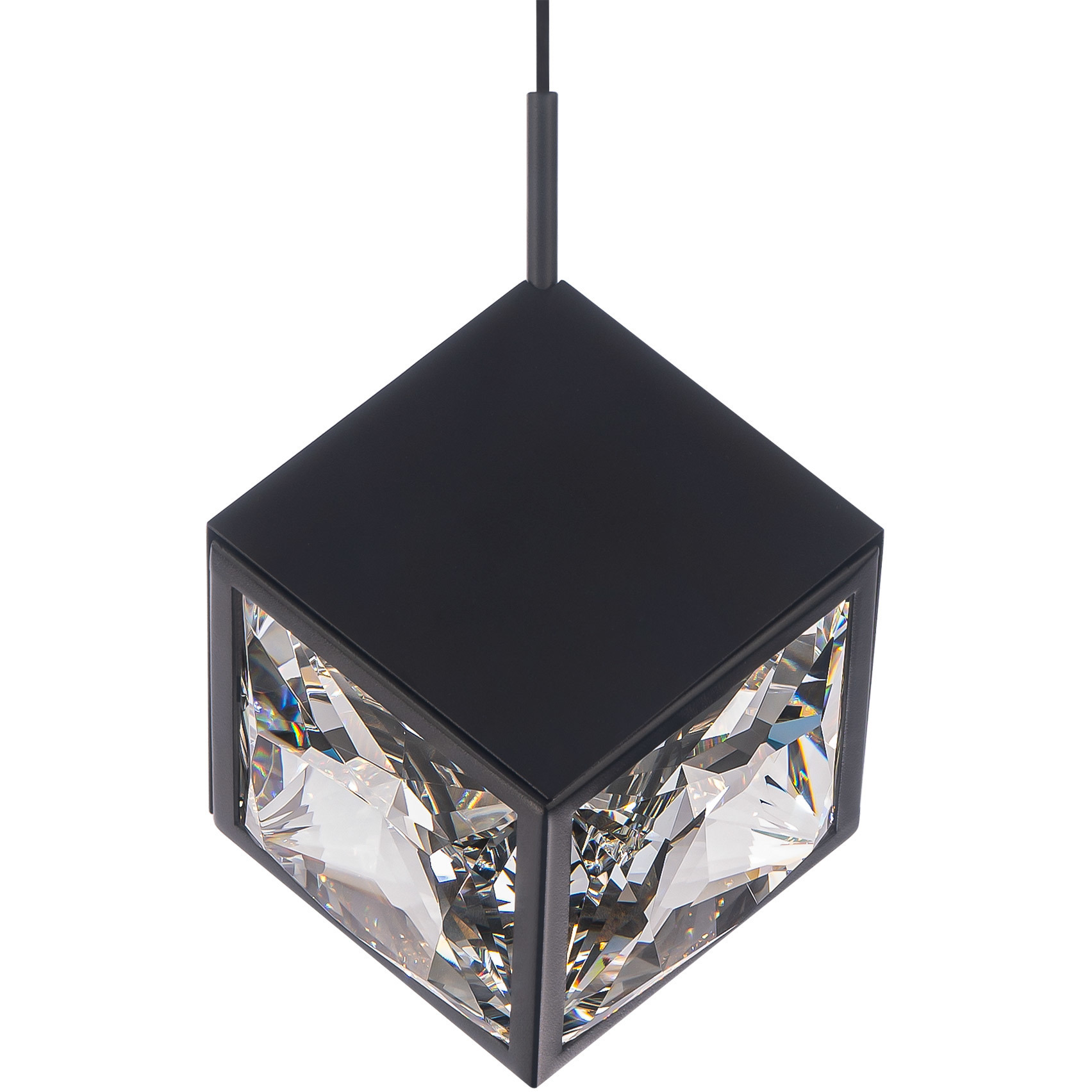 WAC Lighting PD-29308-BK Ice Cube LED 6.63 inch Black Mini-Pendant