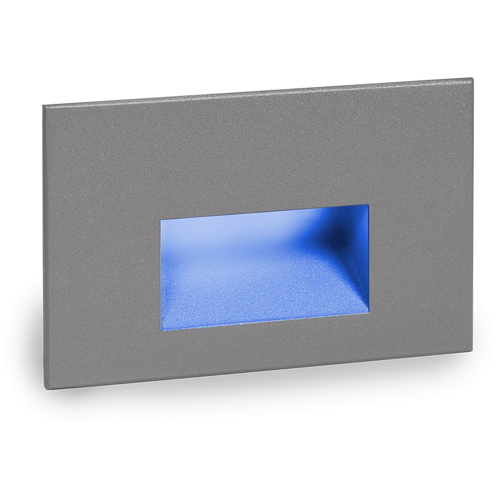 WAC 120V Step Light LED 1.5 inch Graphite ADA Step and Wall Light in Blue, WAC Lighting