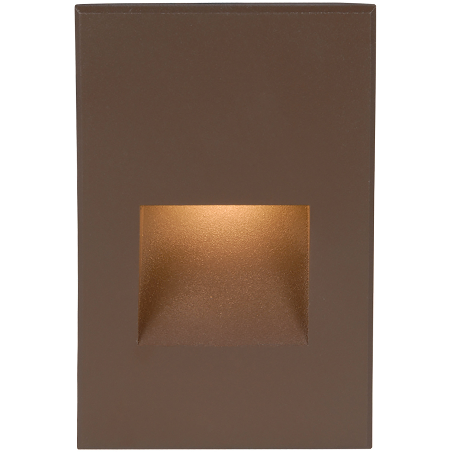 WAC 120V Step Light LED 1.5 inch Bronze ADA Step and Wall Light in 2700K Warm LED, WAC Lighting