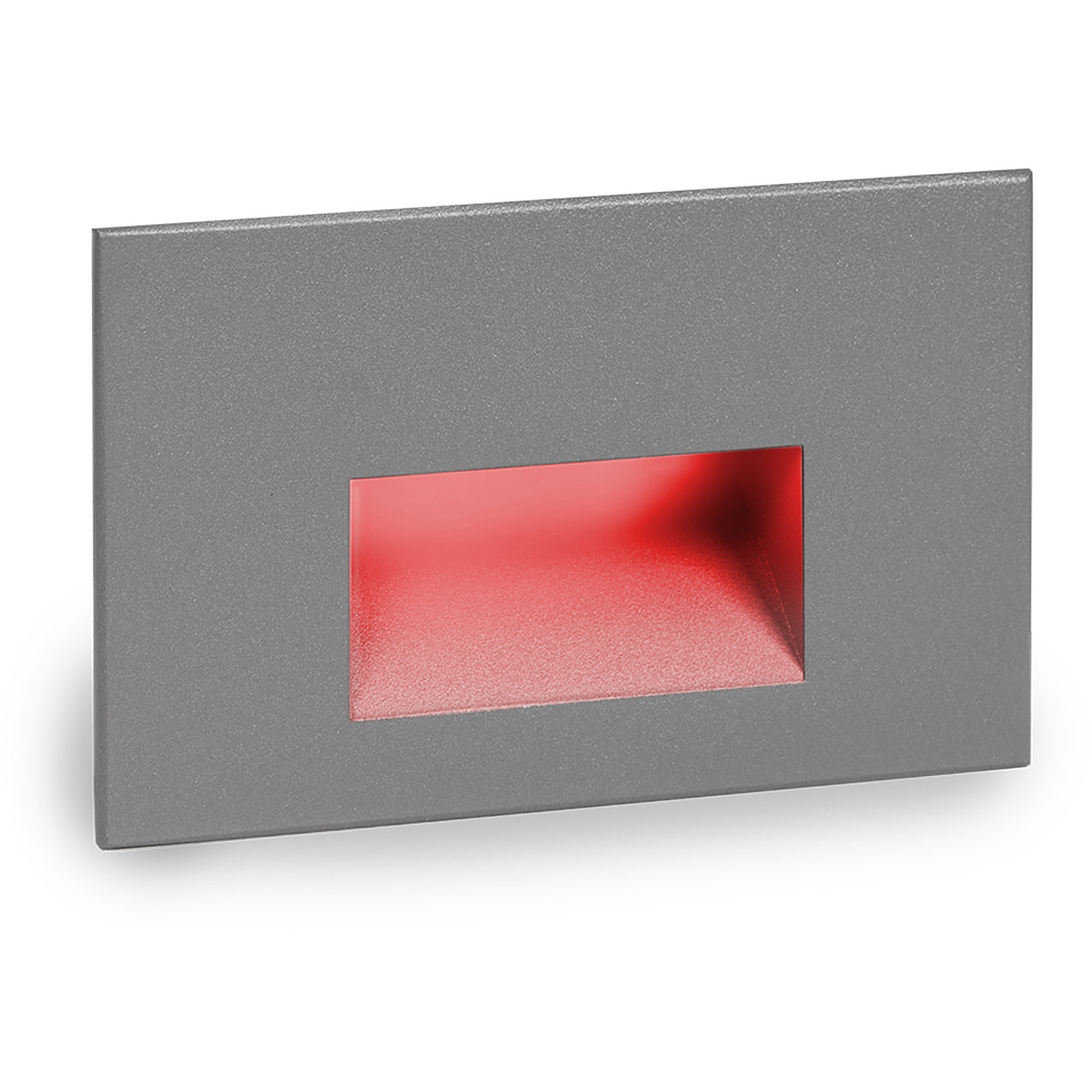 WAC 120V Step Light LED 1.5 inch Graphite ADA Step and Wall Light in Red, WAC Lighting