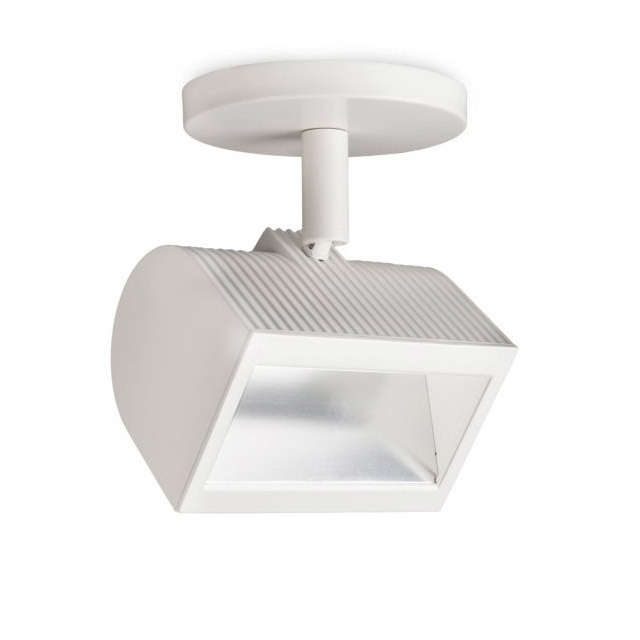 Wall Wash LED 4.5 inch White Flush Mount Ceiling Light in 2700K