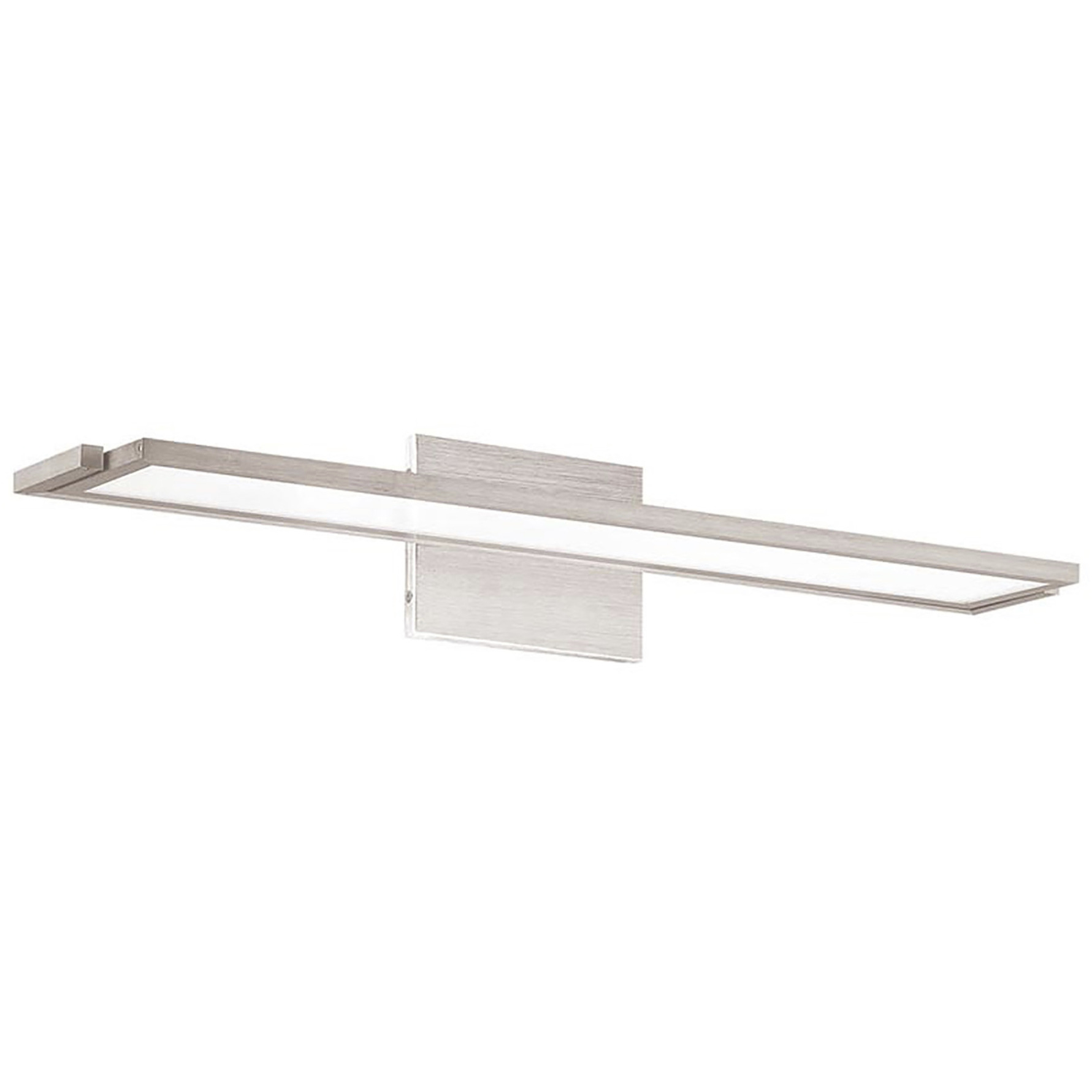 WAC Lighting WS-6724-30-AL Line LED 24 inch Brushed Aluminum Bath