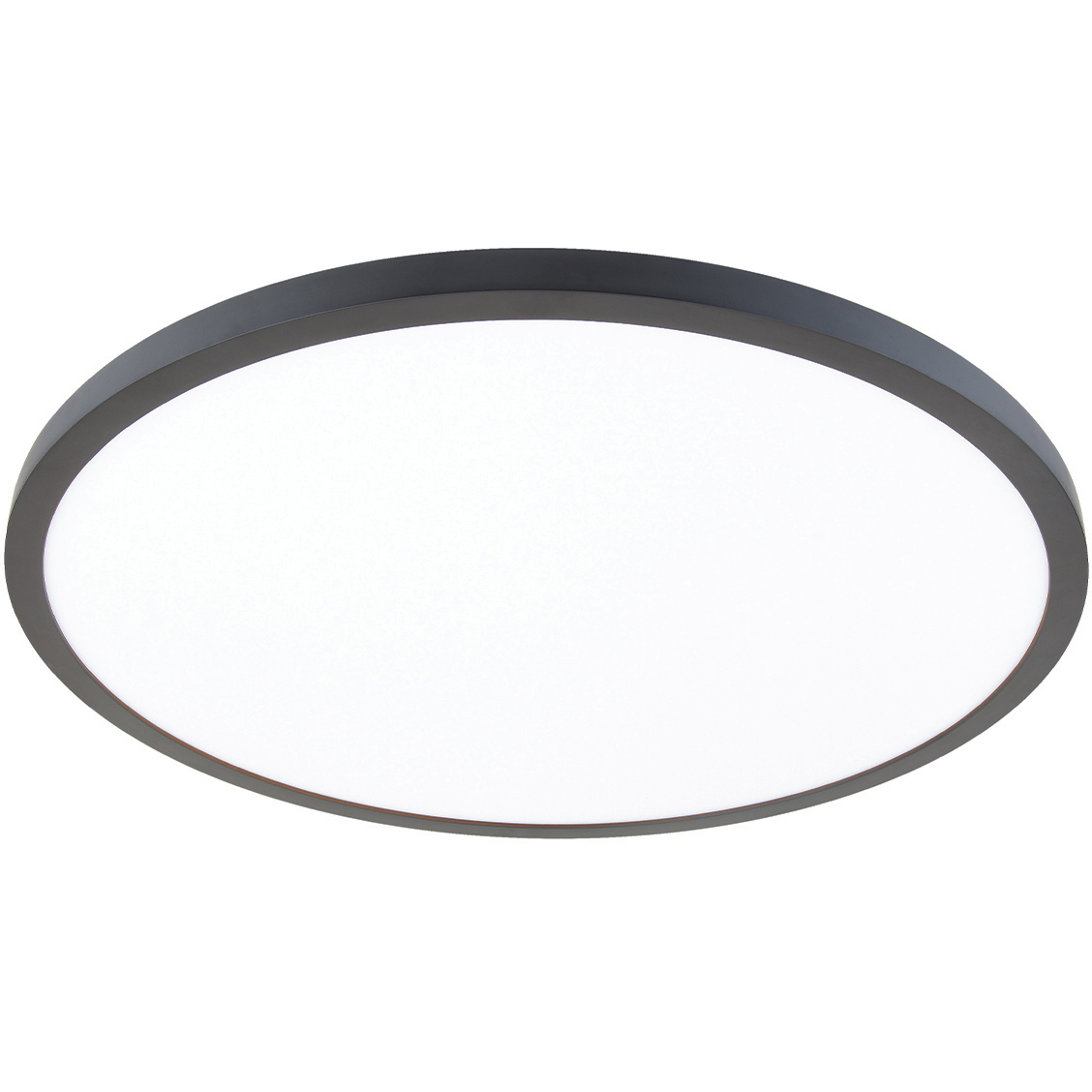 Round LED 15 inch Black Flush Mount Ceiling Light in 3500K, WAC Limited