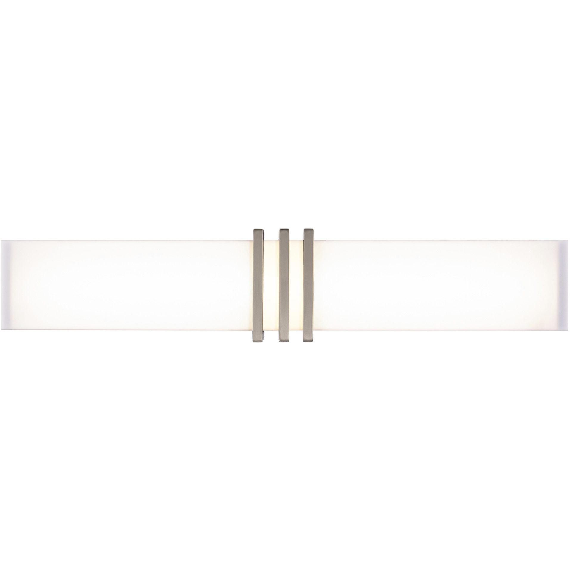 Minibar LED 28 inch Brushed Nickel Bath Vanity & Wall Light, dweLED