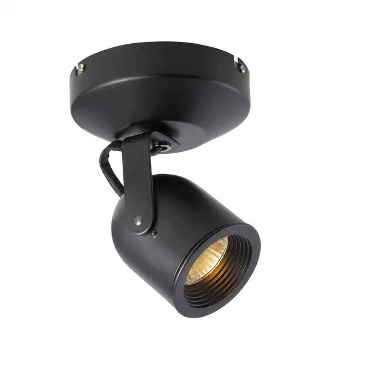 WAC Lighting ME-808-BK Spot 808 Black 50 watt LED Spot Light, WAC Limited, image size:1185x1185