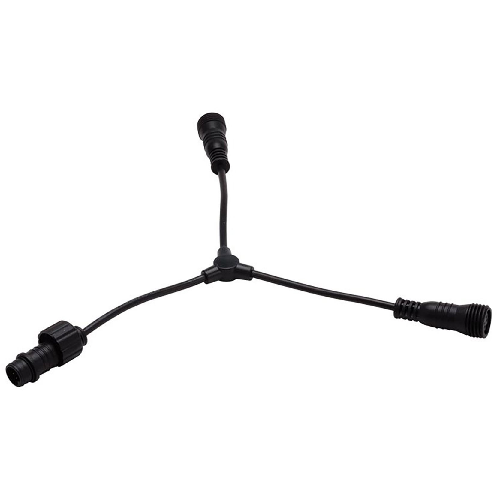 WAC 12VDC Strip Light Black Y-Connector, WAC Landscape