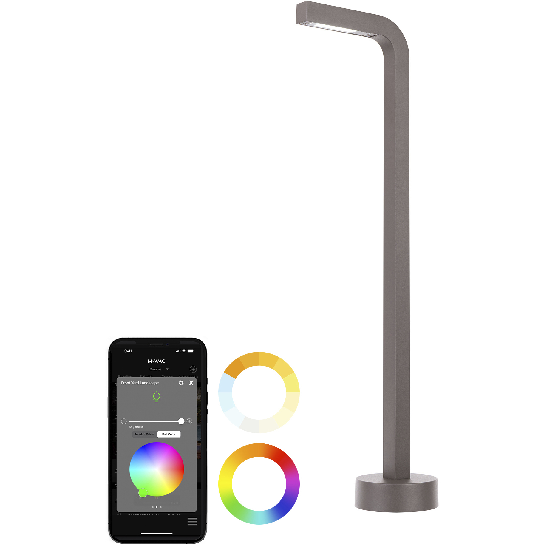 Balance 12 7 watt Bronze Path and Area Light, Colorscaping