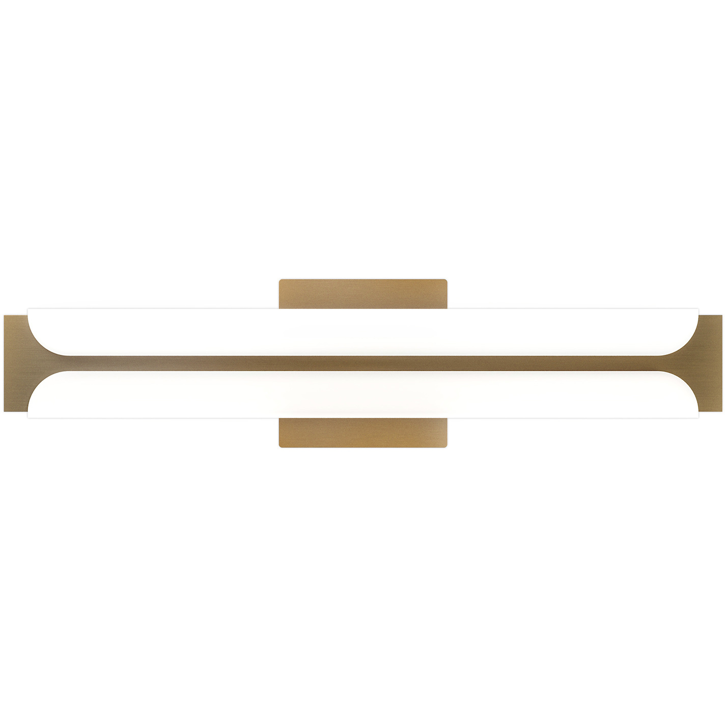 Bifold LED 22.25 inch Aged Brass Bath Vanity & Wall Light, dweLED
