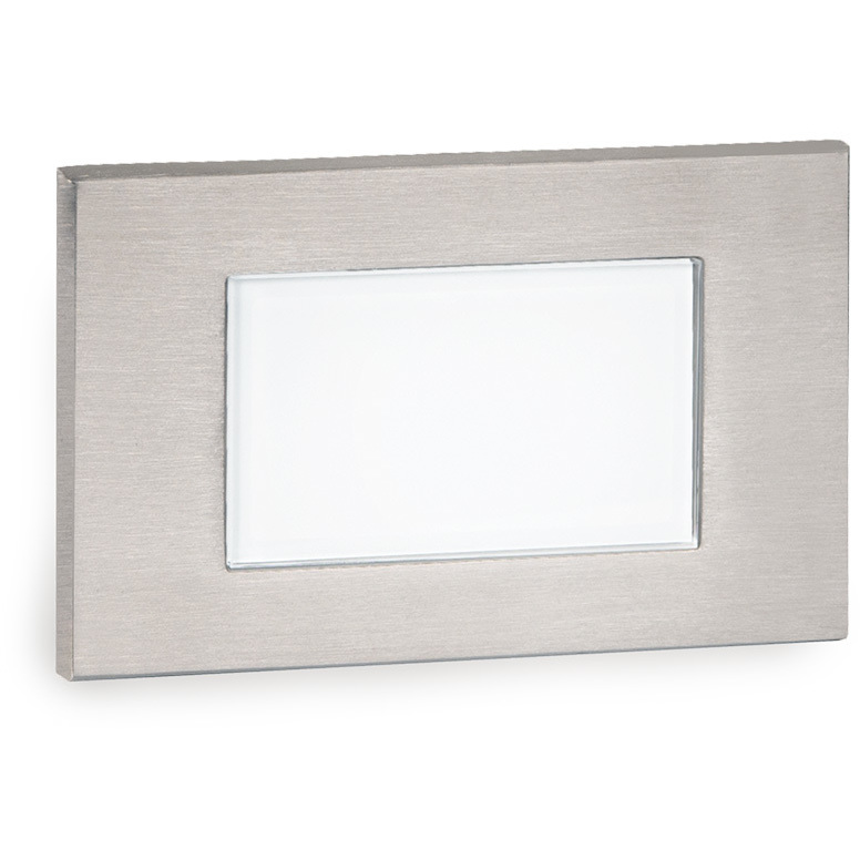 LEDme Step and Wall Lights 277 3 watt Stainless Steel Step Light in White