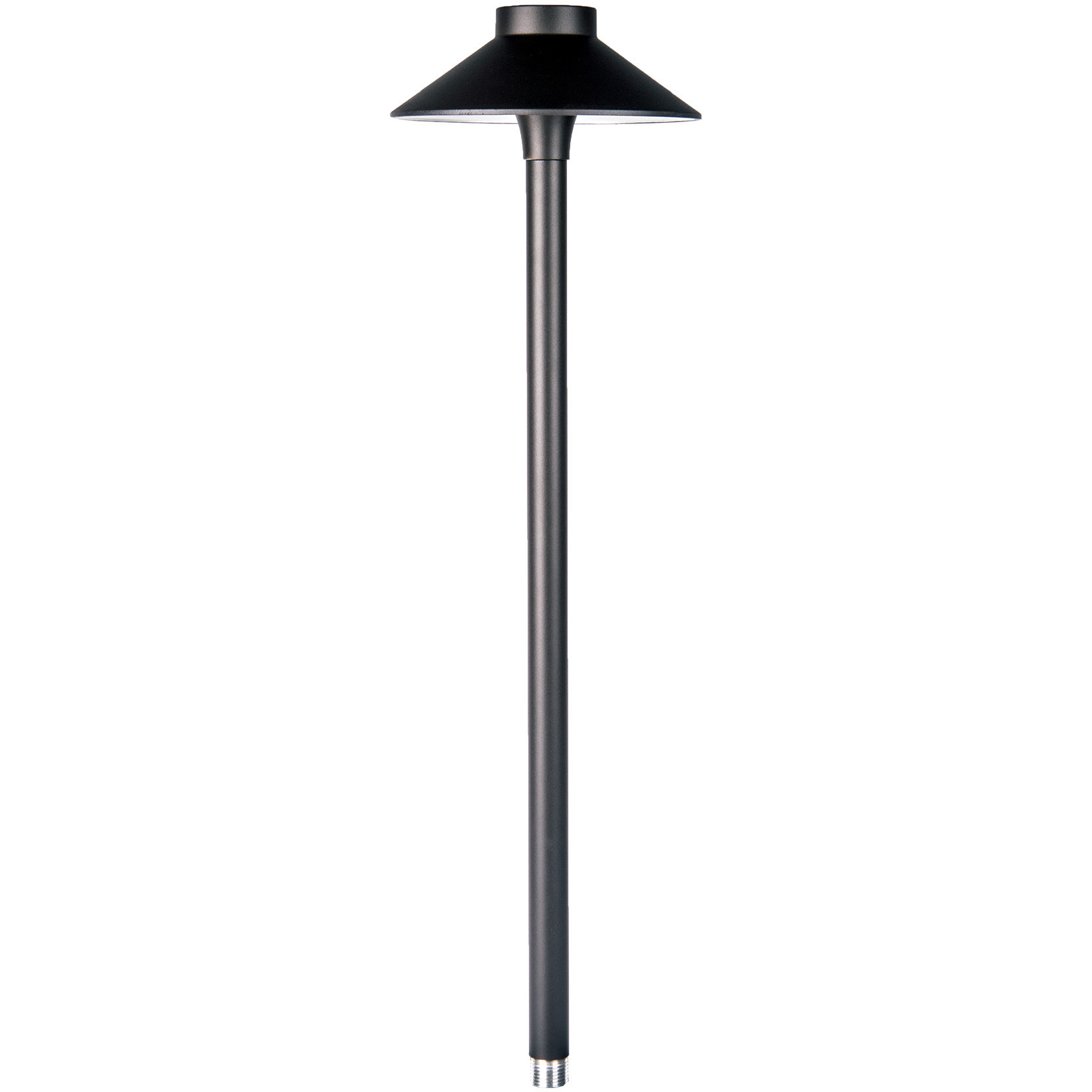 WAC Lighting 6042-30BK Tiki 12 6.5 watt Black Path Lighting in WAC Lighting 6042-30BK Tiki 12 6.5 watt Black Path Lighting in
