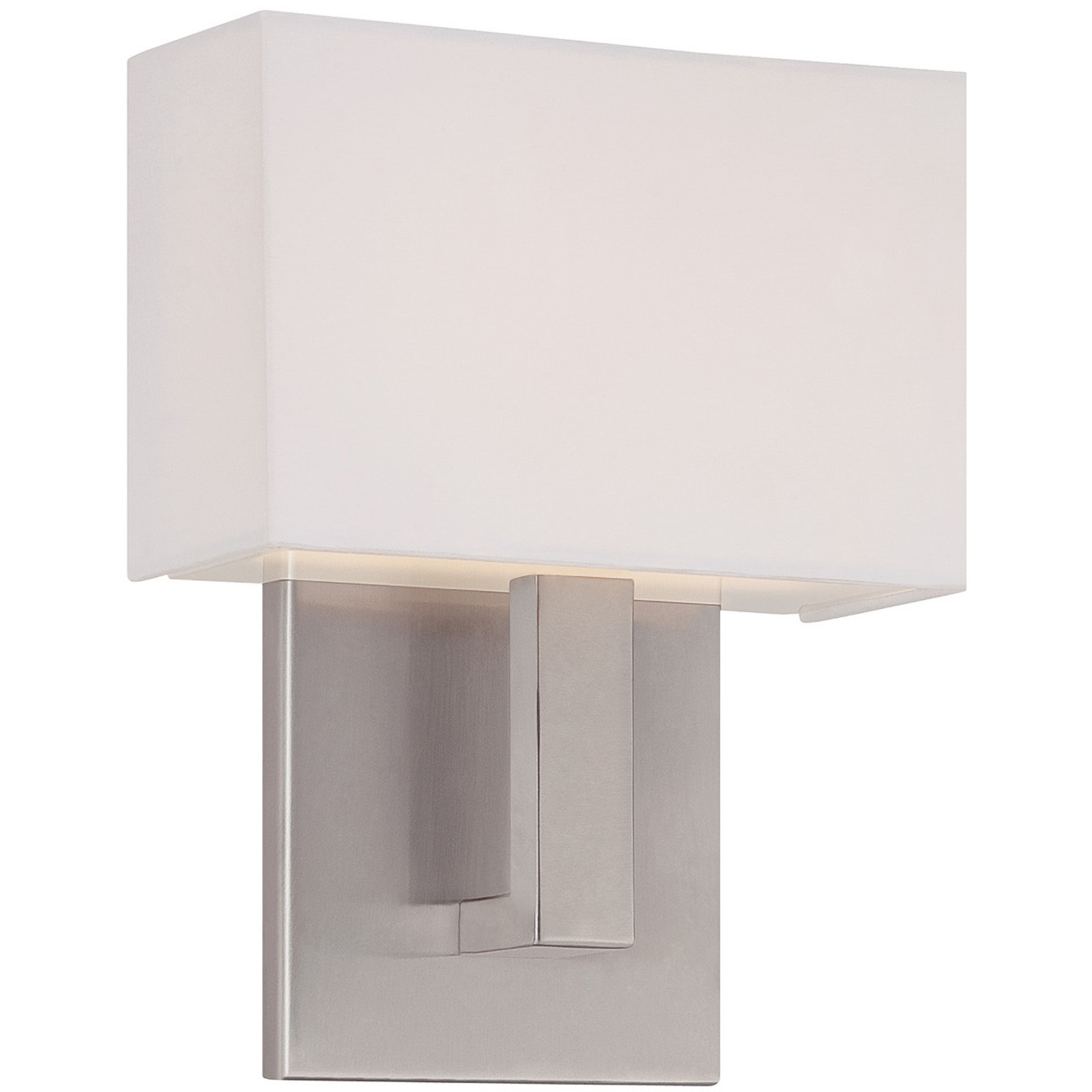 Manhattan Wall Sconce Wall Light in Brushed Nickel, dweLED