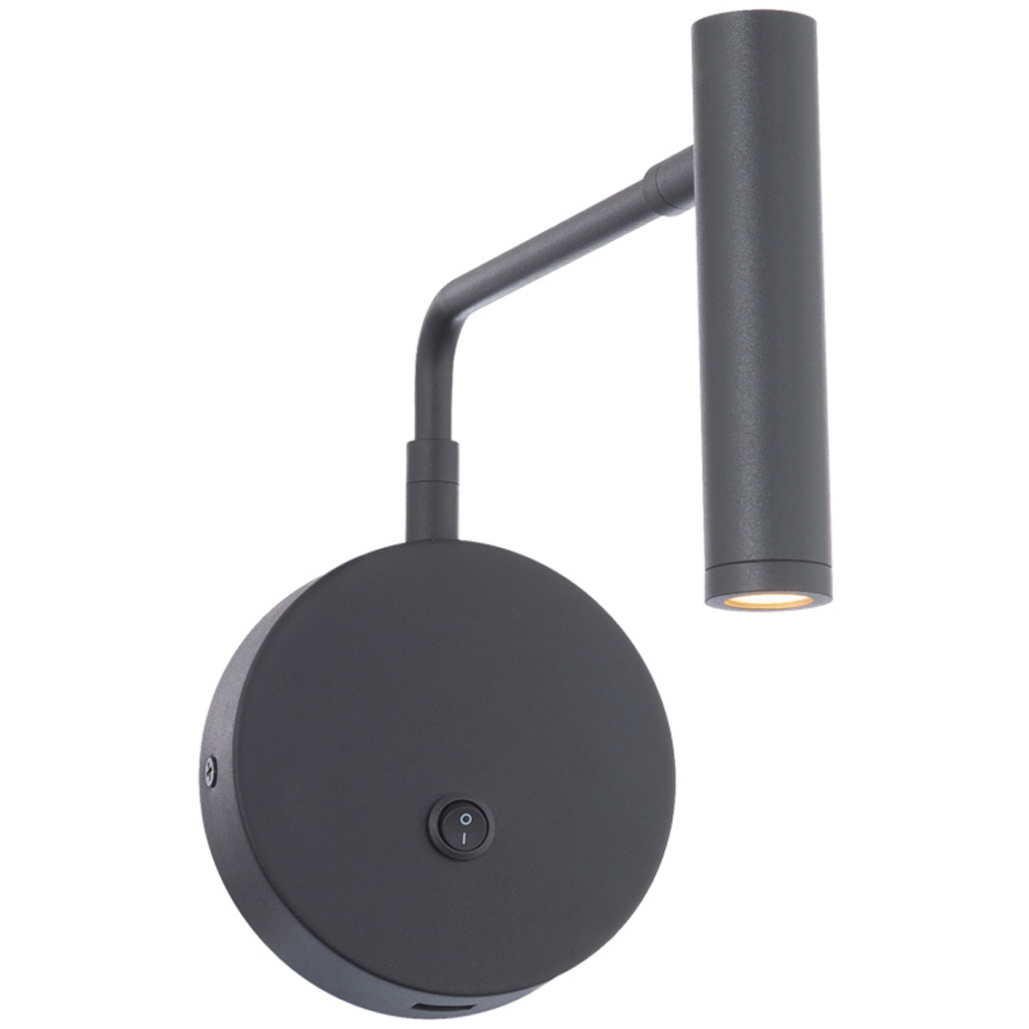 Sprig Reading Light Wall Light in Black, dweLED