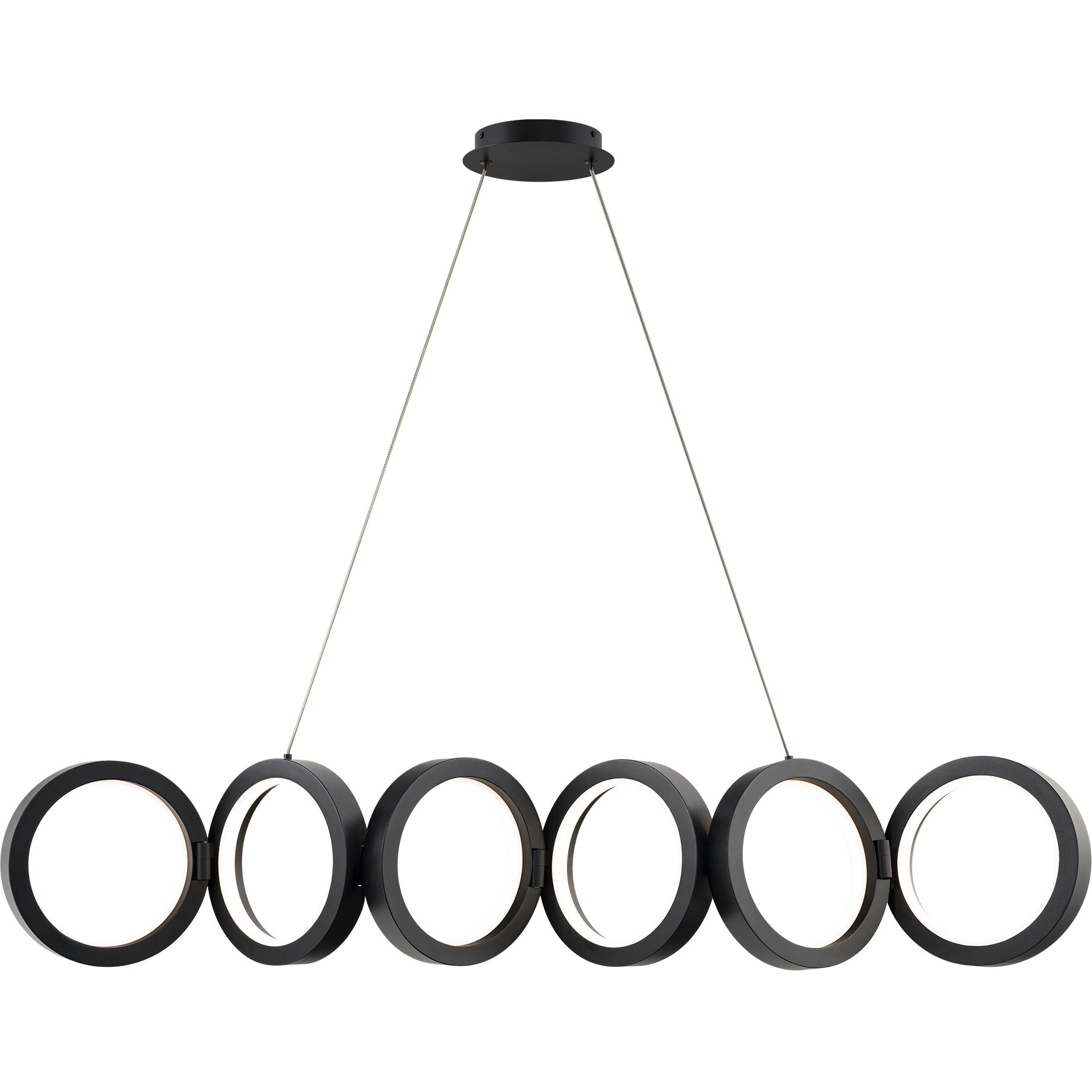Cabot Linear Pendant Ceiling Light in 2700K, dweLED