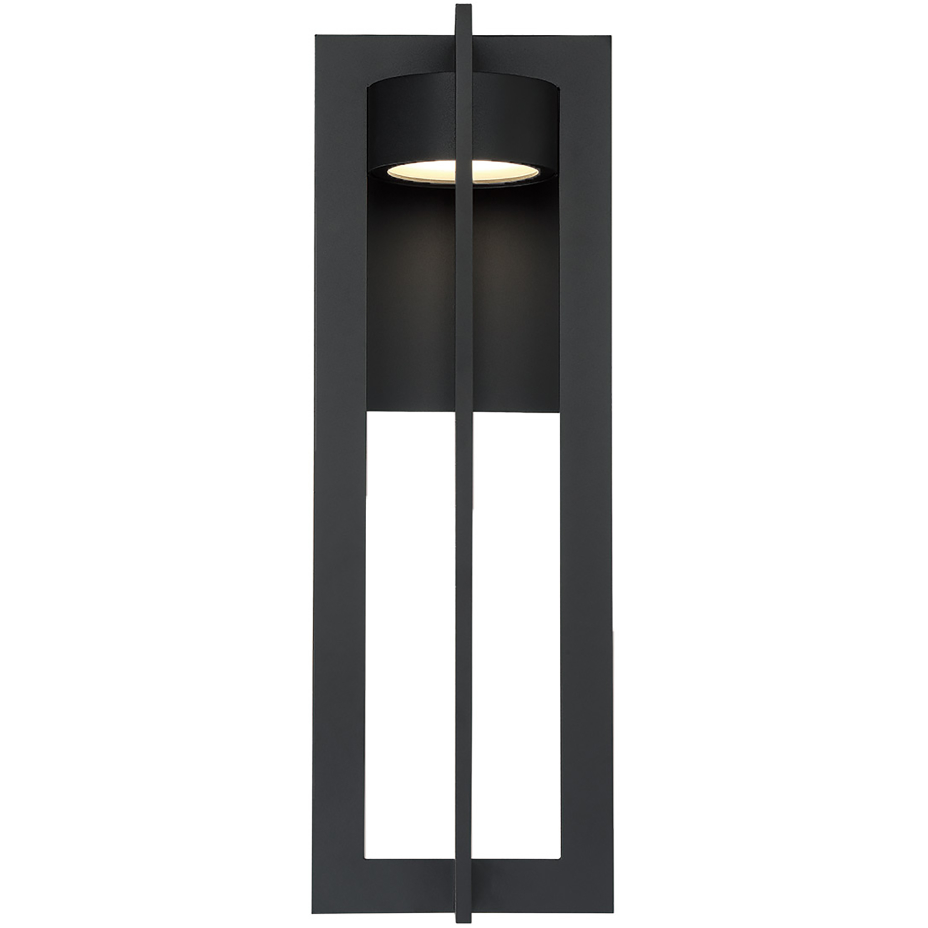 WAC Lighting WS-W48625-BK Chamber LED 25 inch Black Outdoor Wall