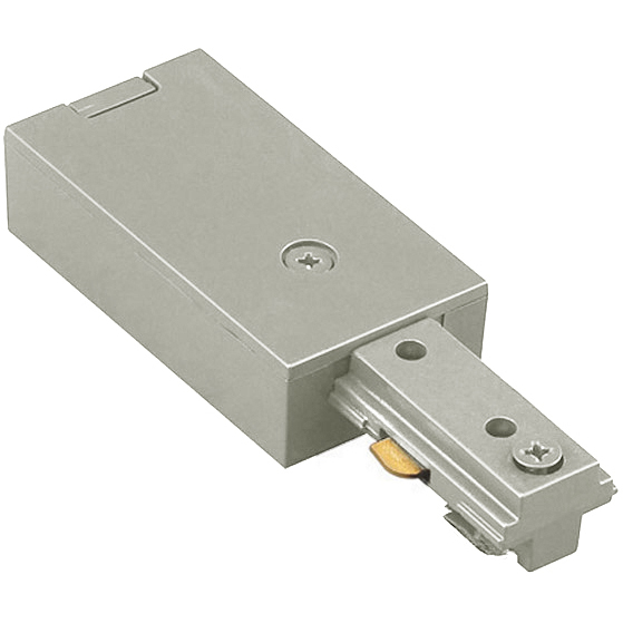 J Track 120 Brushed Nickel Track Component Ceiling Light