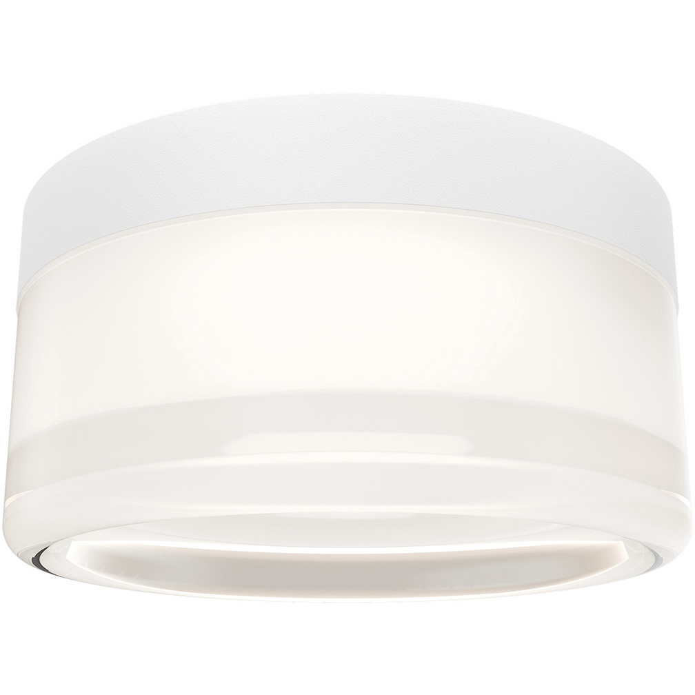 Balto II LED 5.38 inch White Outdoor Flush Mount, dweLED
