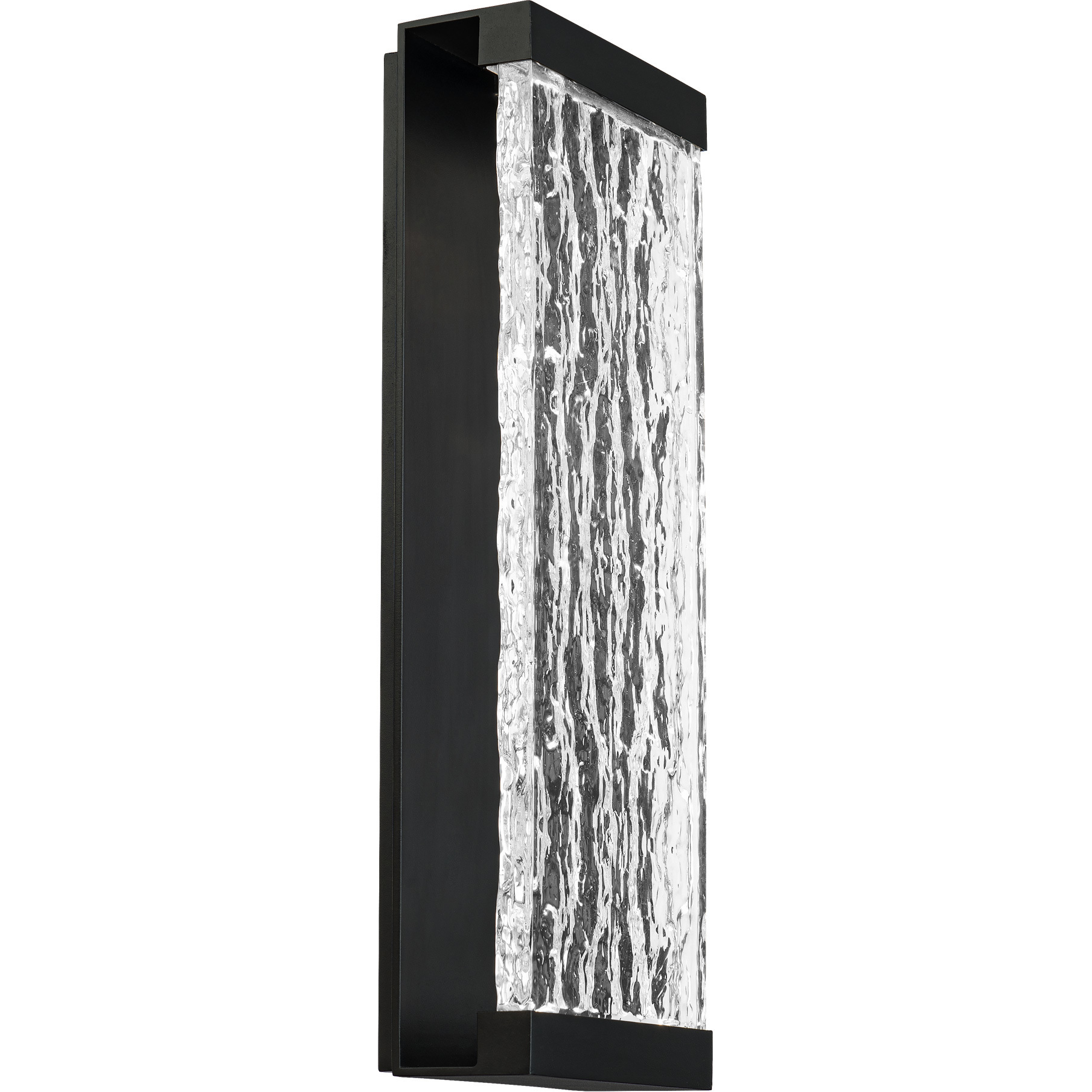 Fusion LED 20 inch Black Outdoor Wall Light, dweLED