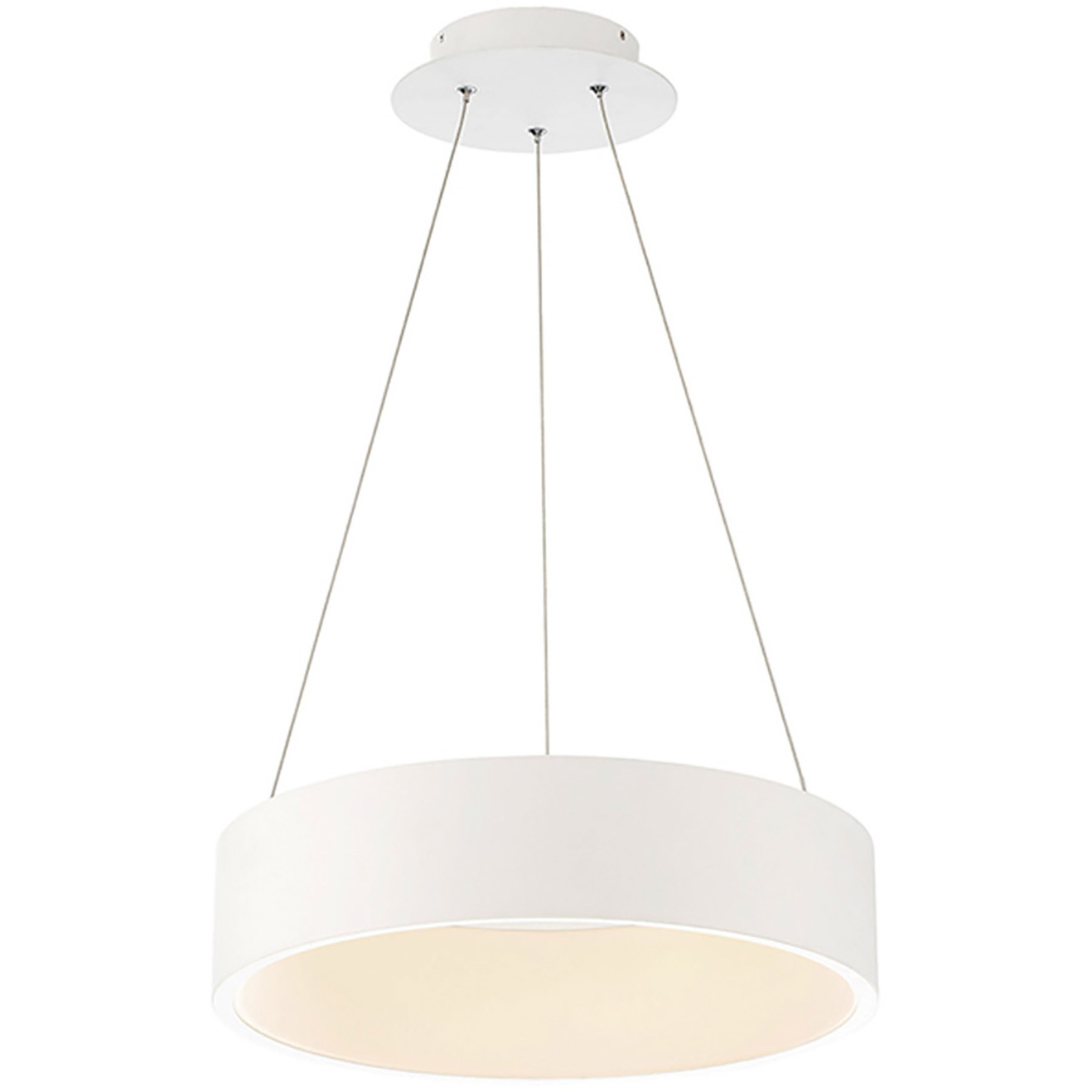 WAC Lighting PD-33718-WT Corso LED 18 inch White Pendant Ceiling