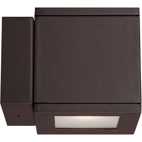 Rubix LED 5 inch Bronze Outdoor Wall Light