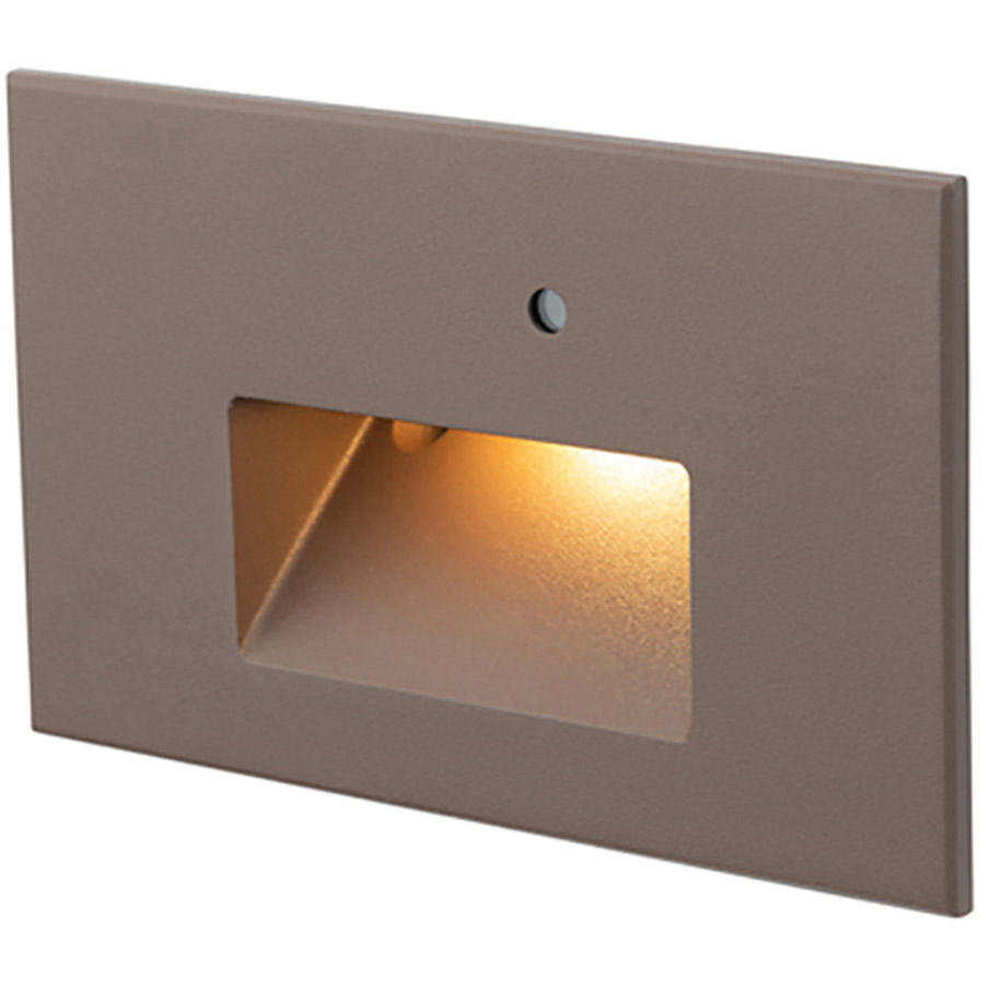 WAC 120V Step Light LED 1.5 inch Bronze ADA Step and Wall Light in Amber, WAC Lighting