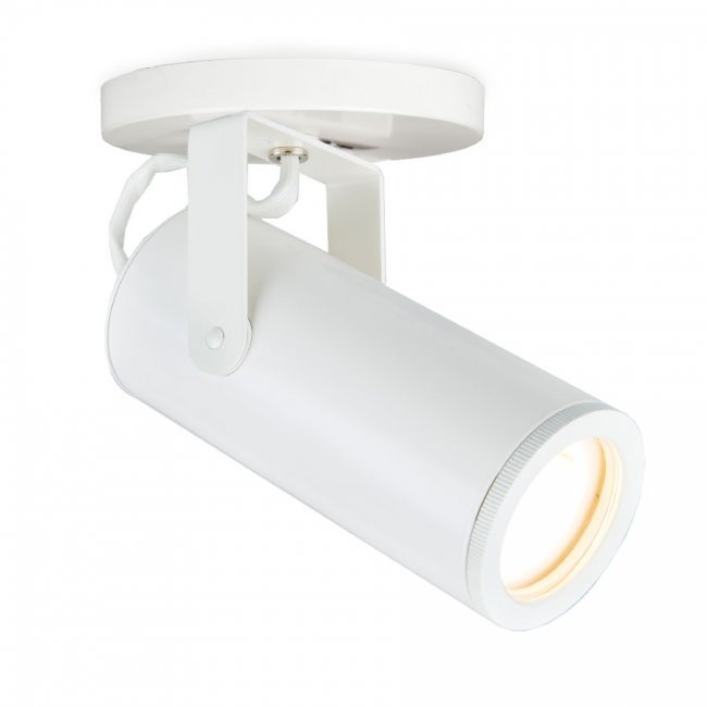 Silo LED 4.5 inch White Flush Mount Ceiling Light in 3500K
