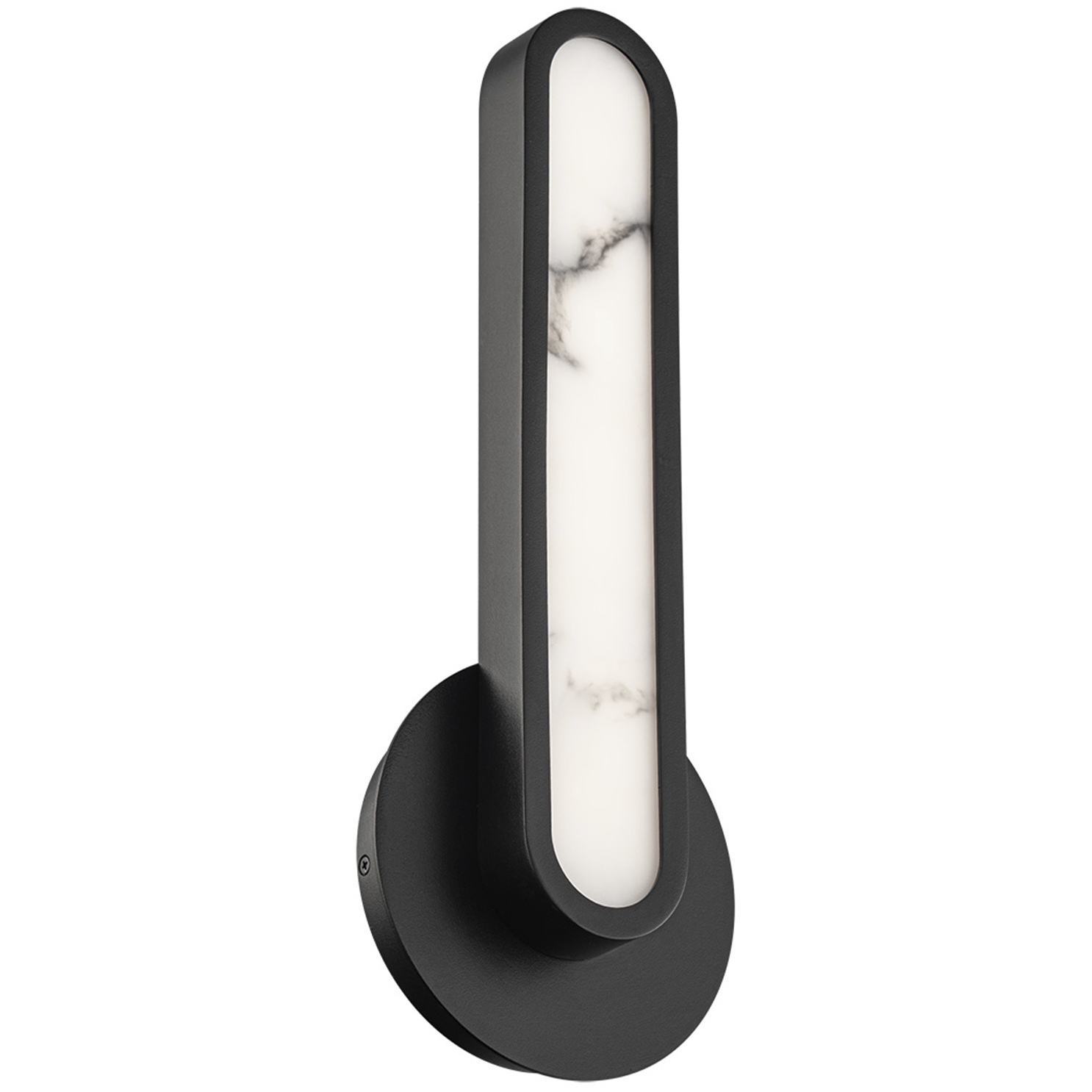 Serena LED 2.25 inch Black ADA Wall Sconce Wall Light, dweLED
