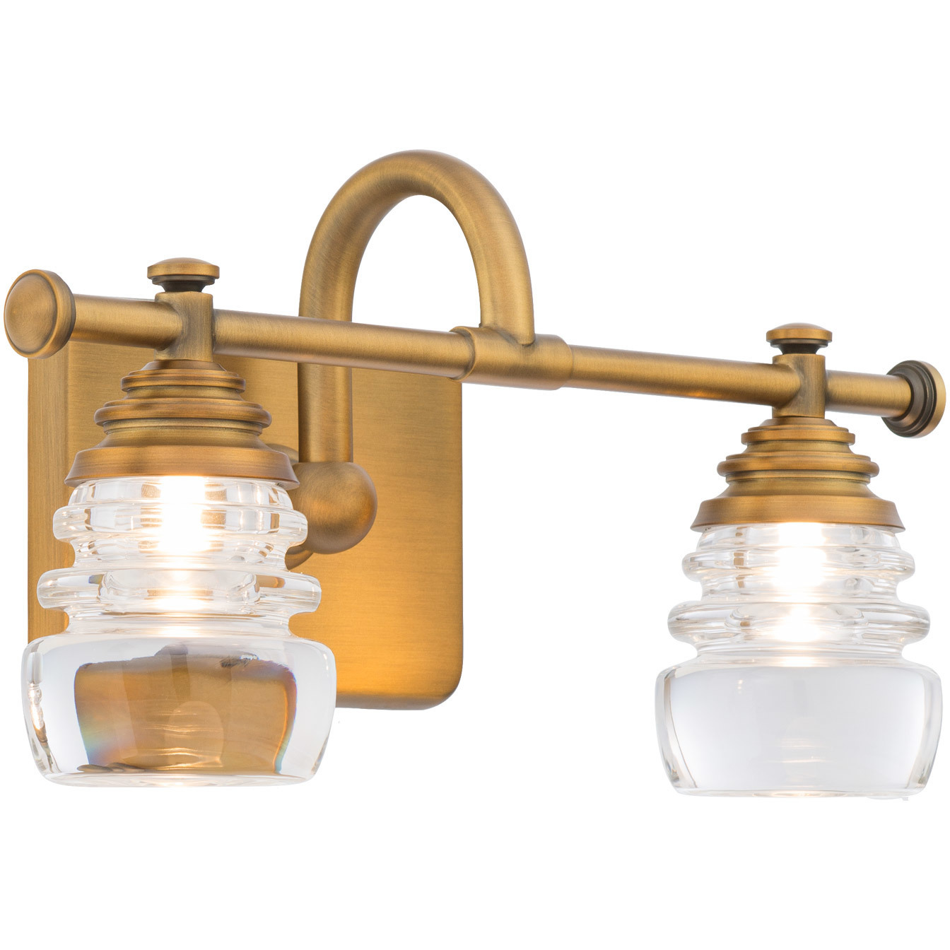 WAC Lighting WS-42514-AB Rondelle LED 14 inch Aged Brass Bath