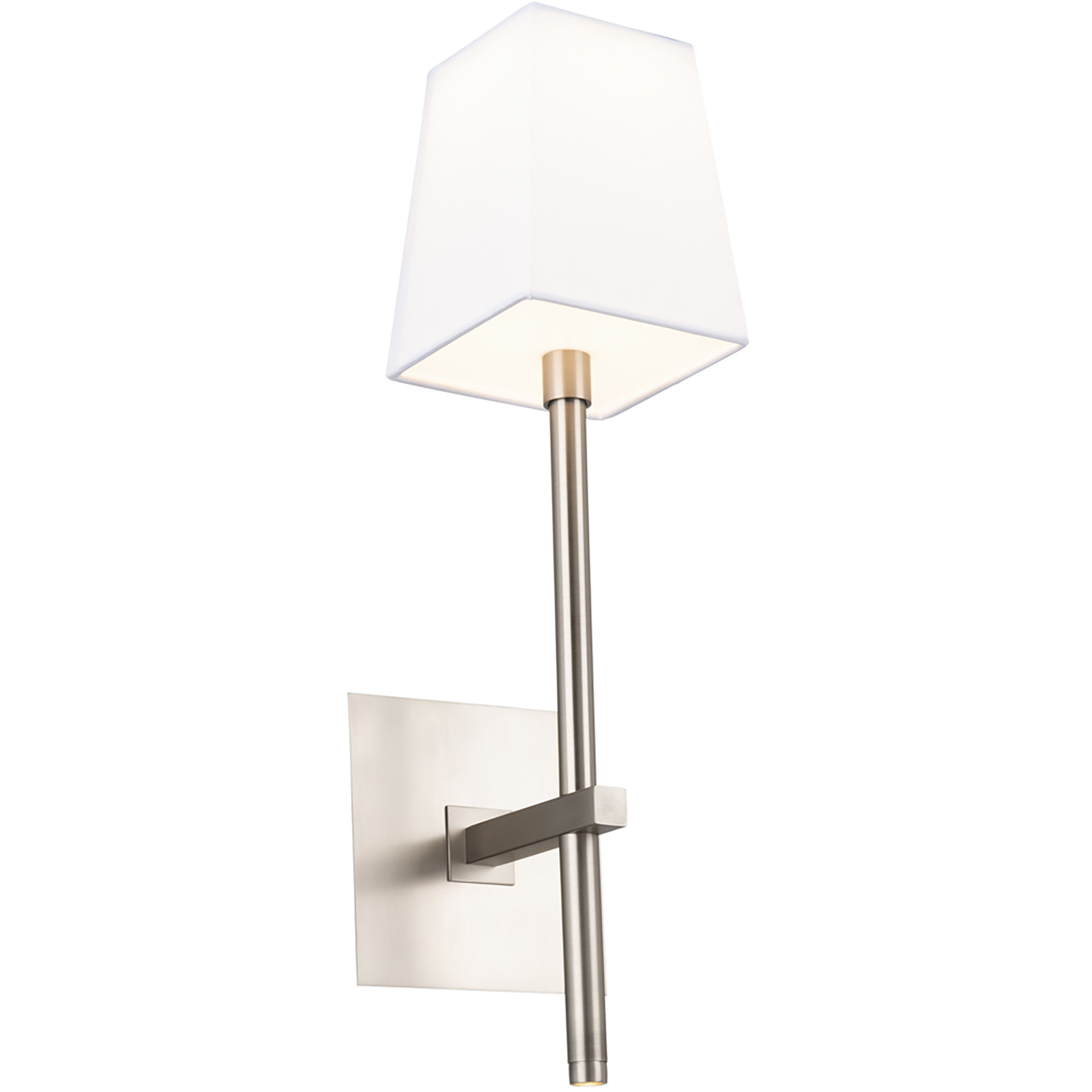 Seville LED 7.25 inch Brushed Nickel Wall Sconce Wall Light, dweLED