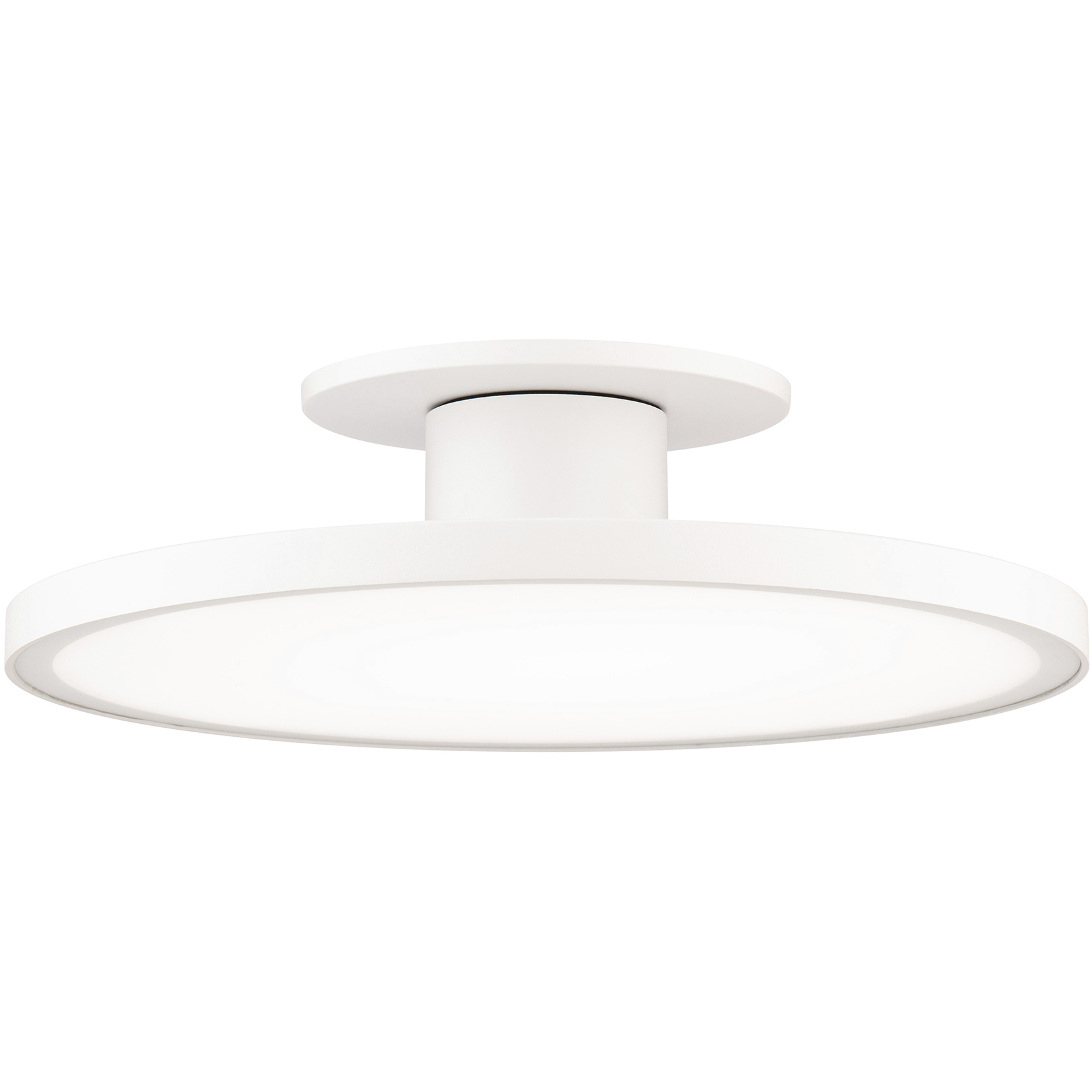 Twist-N-Lite LED 11 inch White Semi-Flush Mount Ceiling Light, WAC Limited