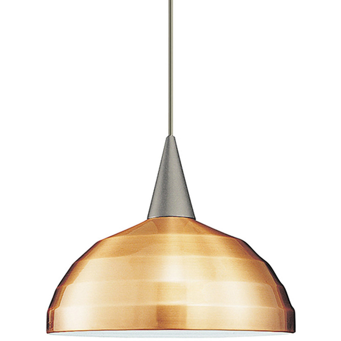 Cosmopolitan 1 Light 6.5 inch Brushed Nickel Pendant Ceiling Light