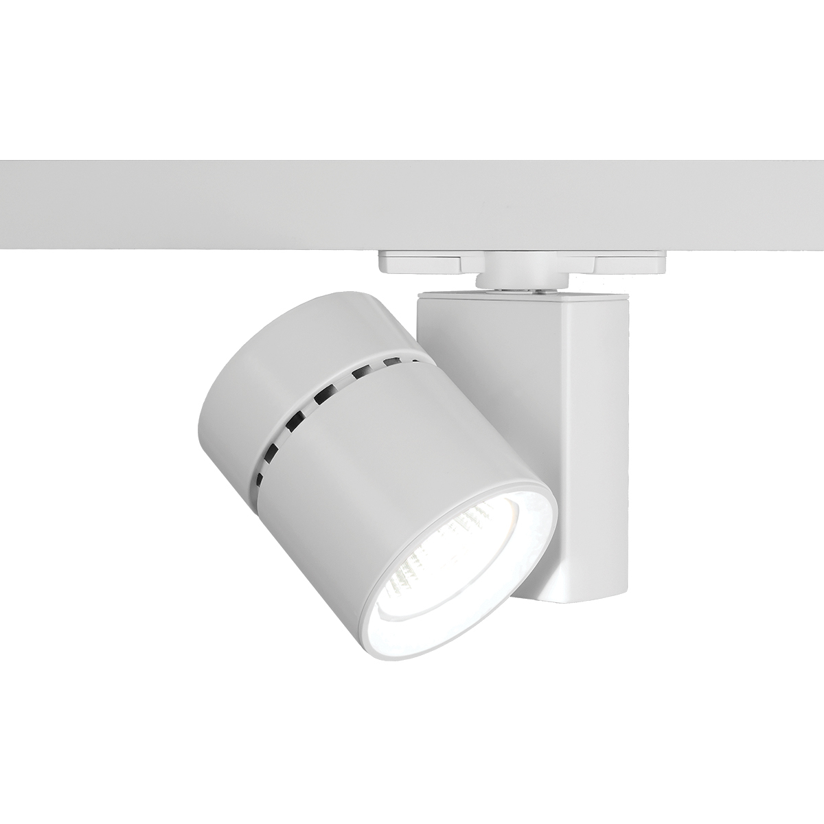 Exterminator II 1 Light 277 White Track Head Ceiling Light in 90, 2700K