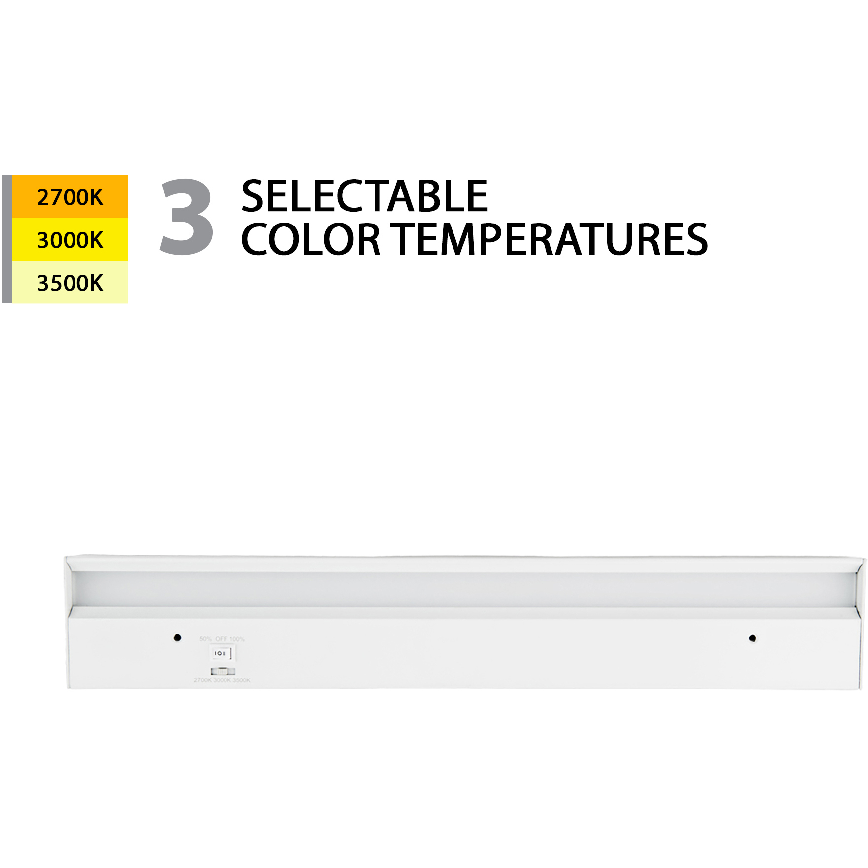 Light Bar 120 LED 3 inch White Bar Lighting, WAC Limited